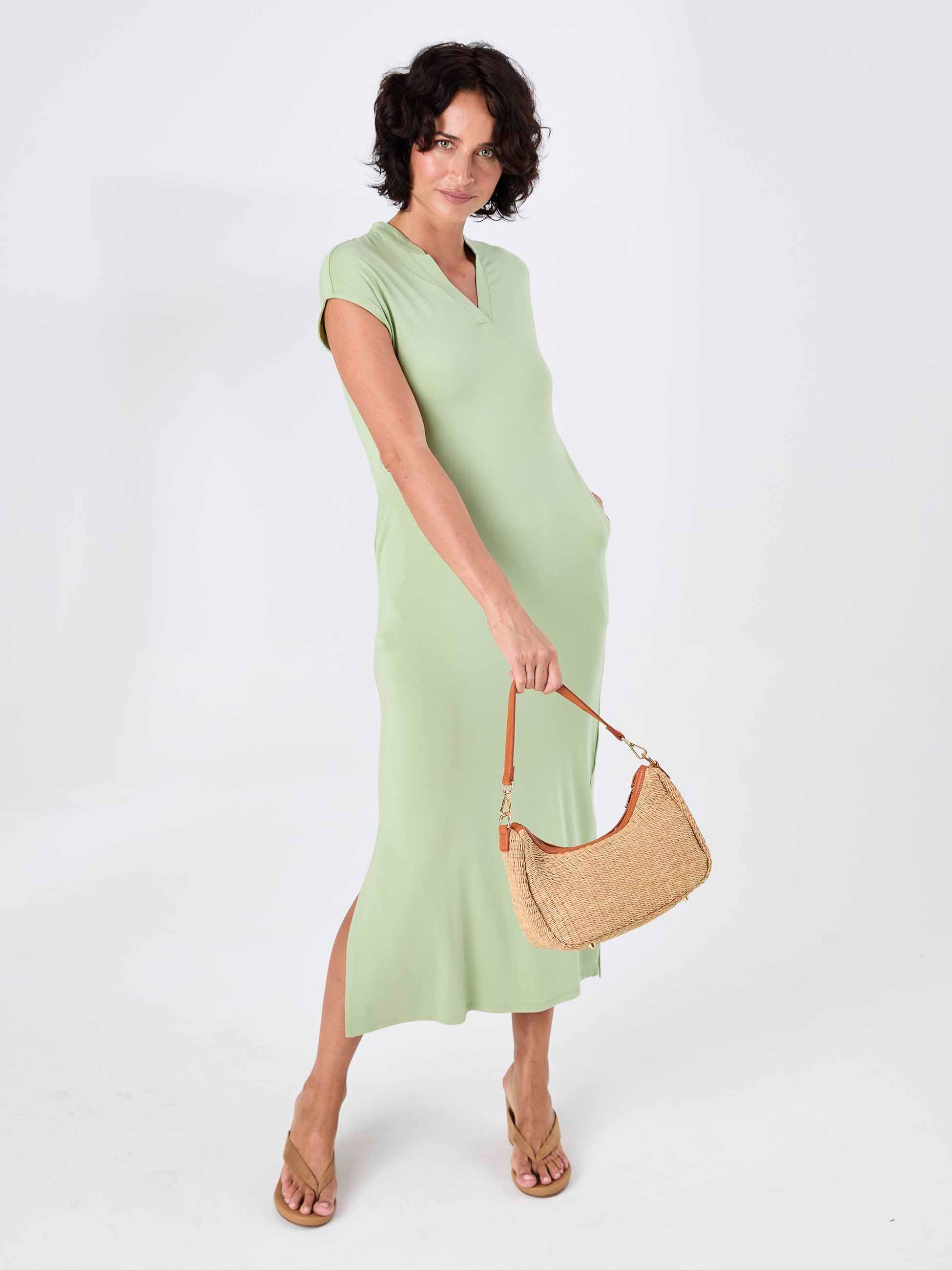 Alba Dress - Matcha Green - Image 10