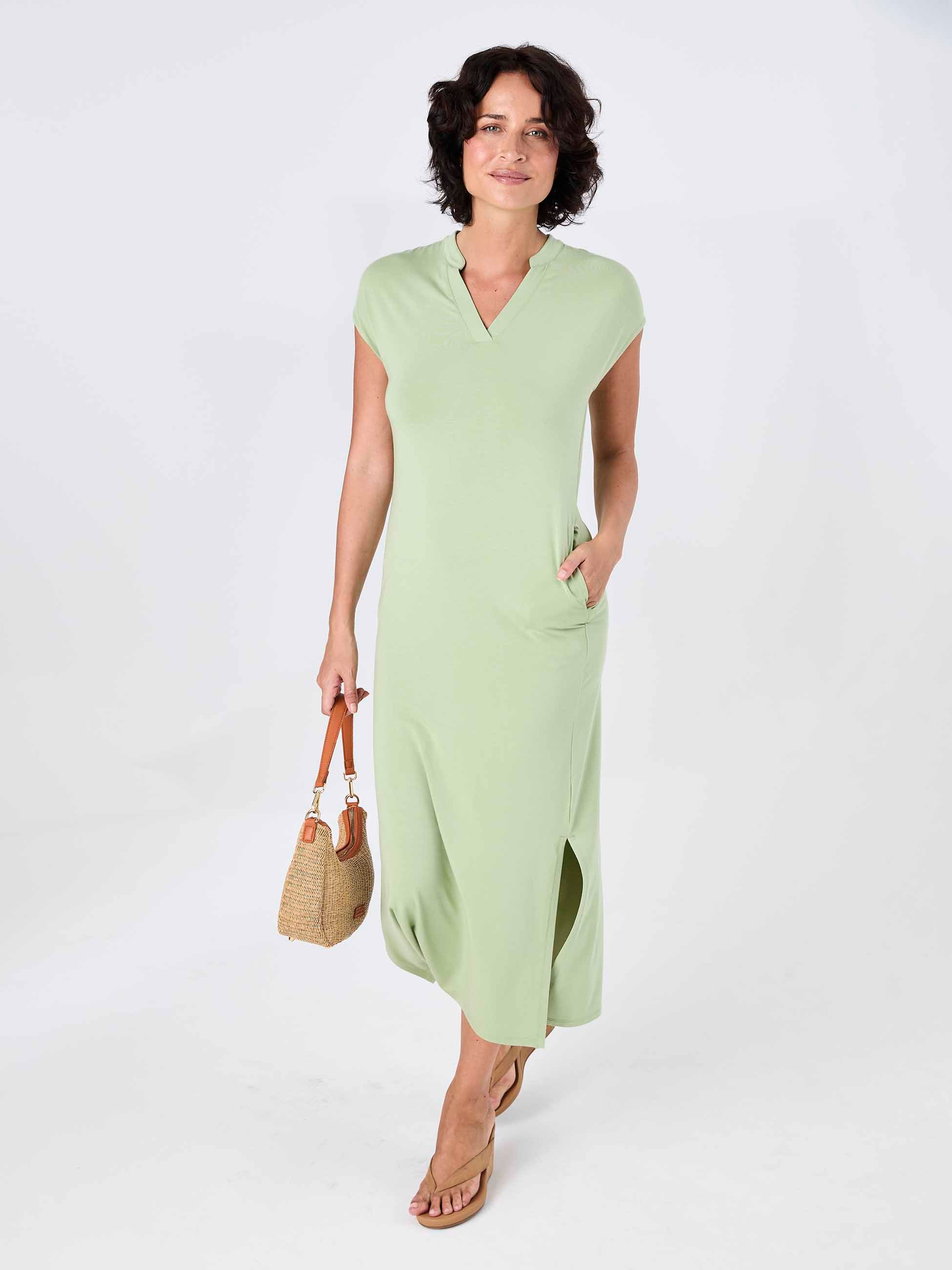 Alba Dress - Matcha Green - Image 11