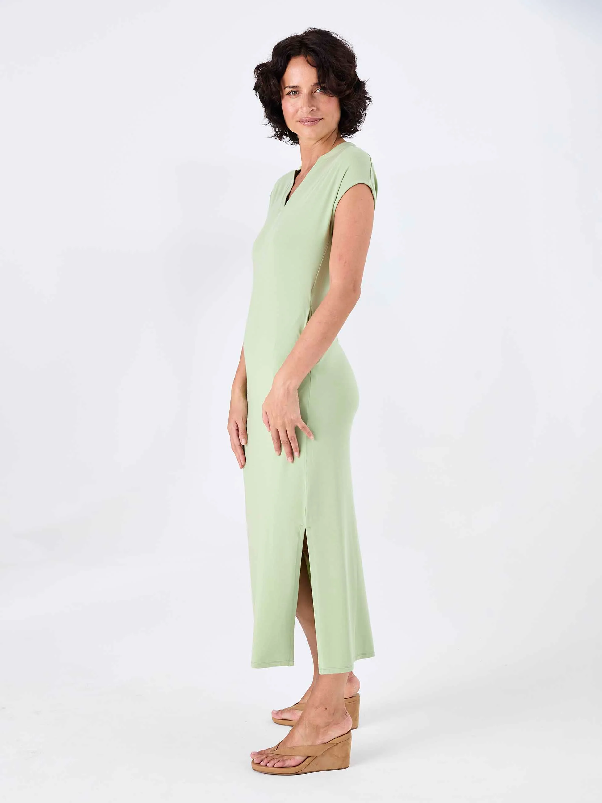 Alba Dress - Matcha Green - Image 2