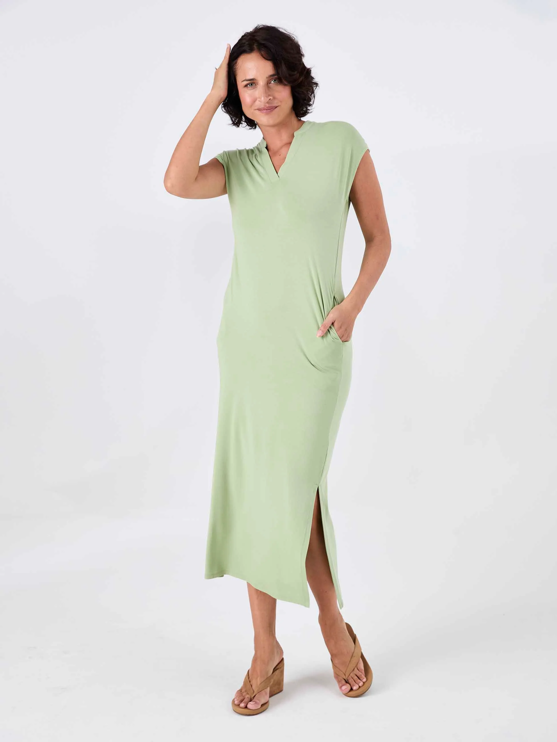 Alba Dress - Matcha Green - Image 5