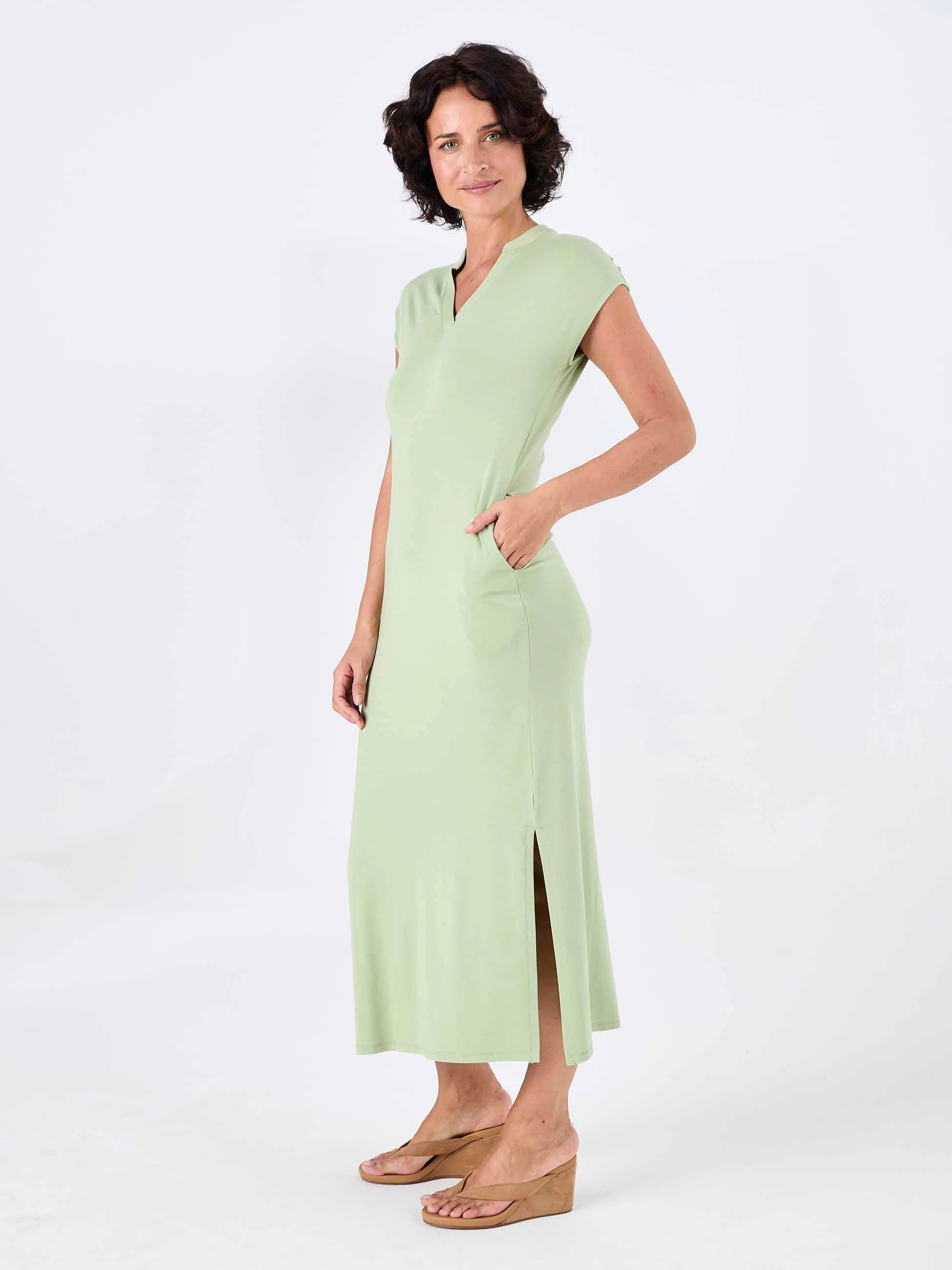 Alba Dress - Matcha Green - Image 6