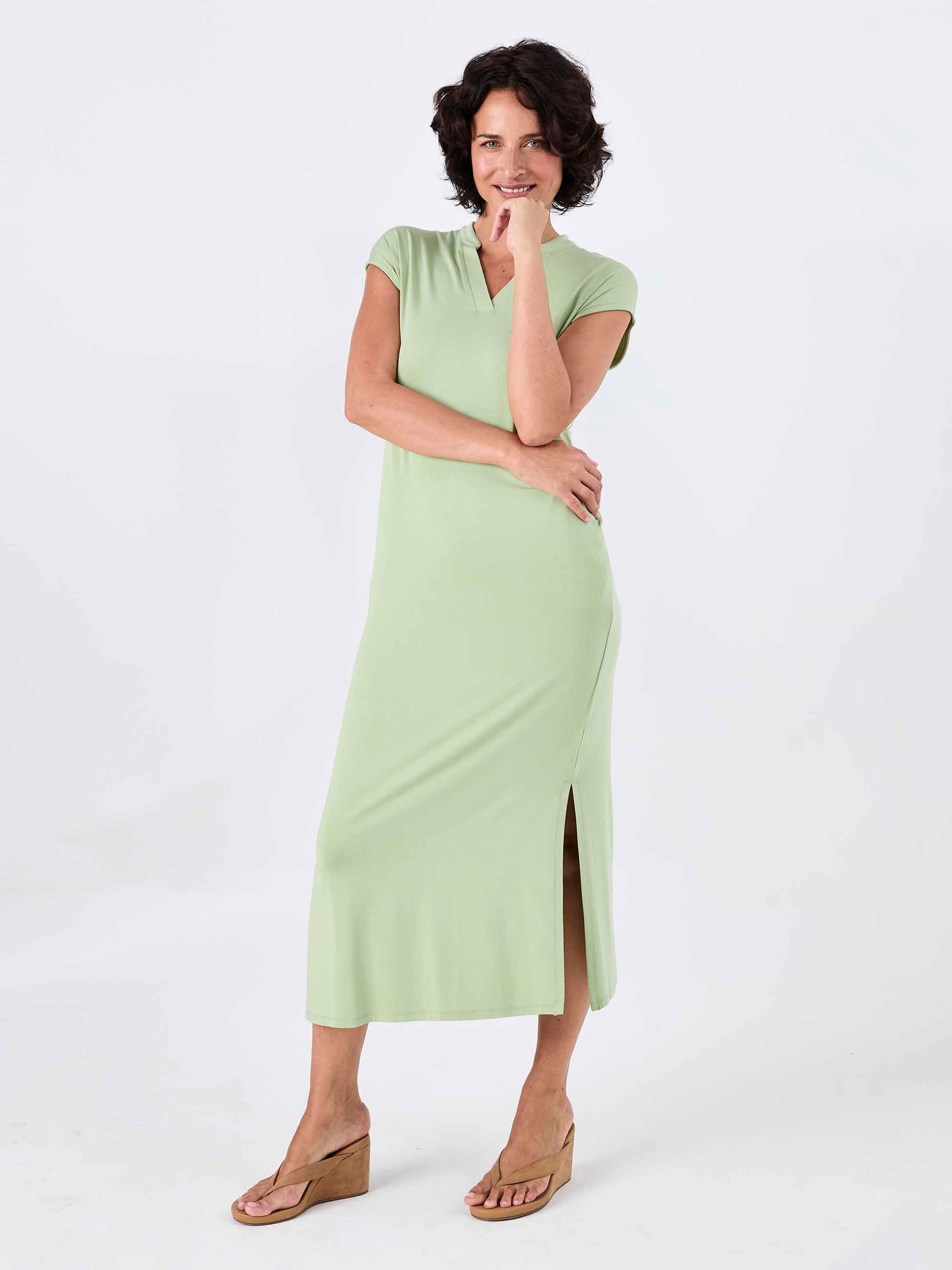 Alba Dress - Matcha Green - Image 7