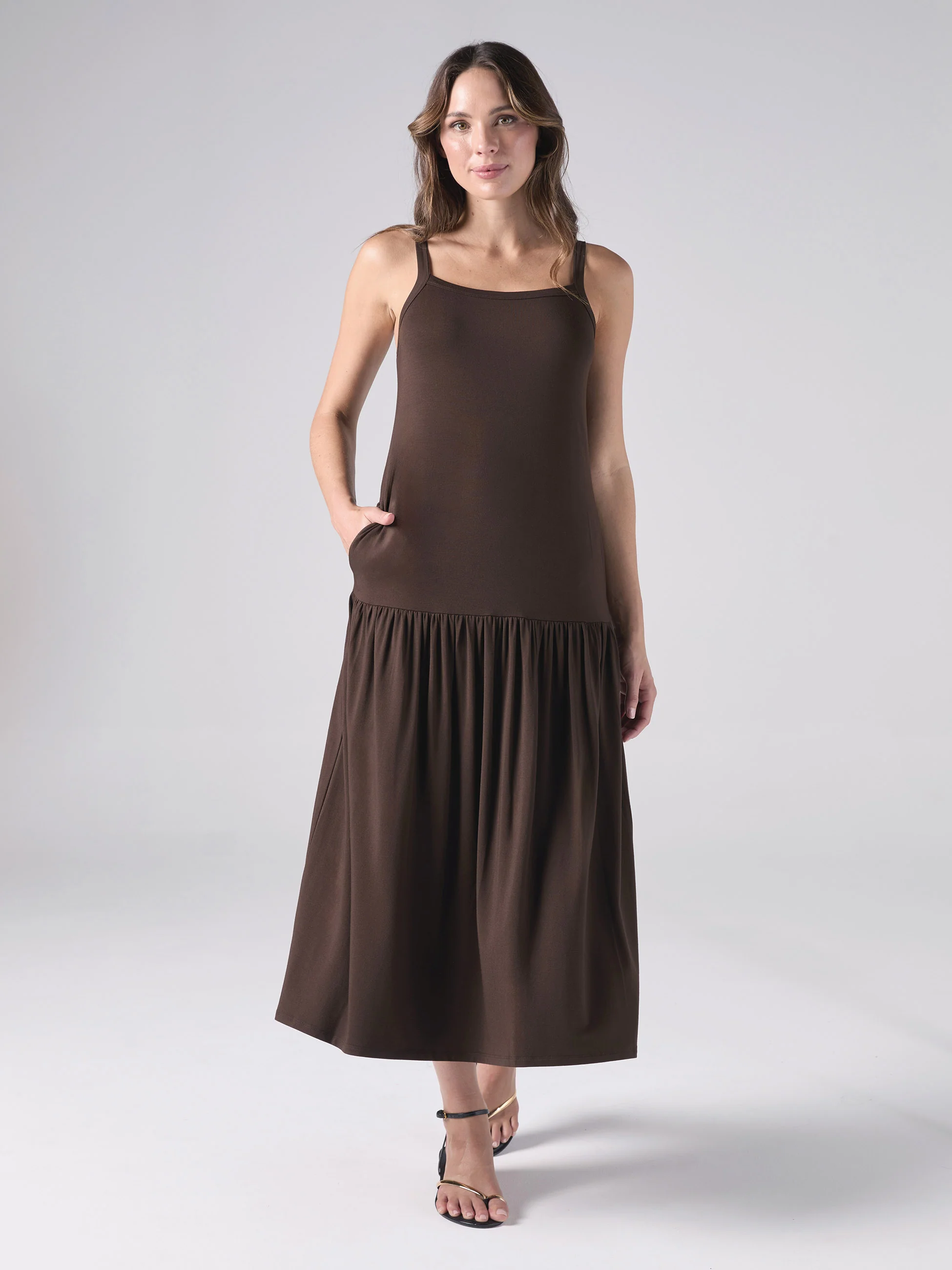 Alma Dress - Coffee Bean - Image 2