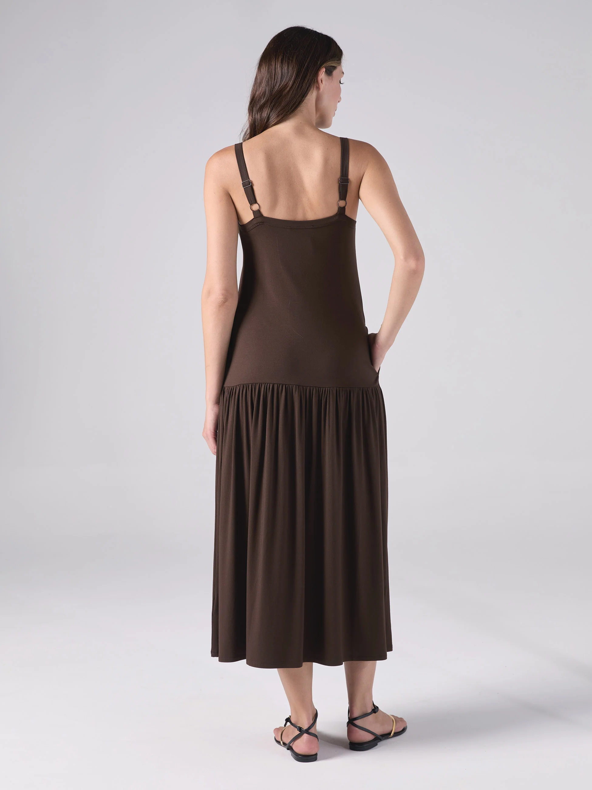 Alma Dress - Coffee Bean - Image 4