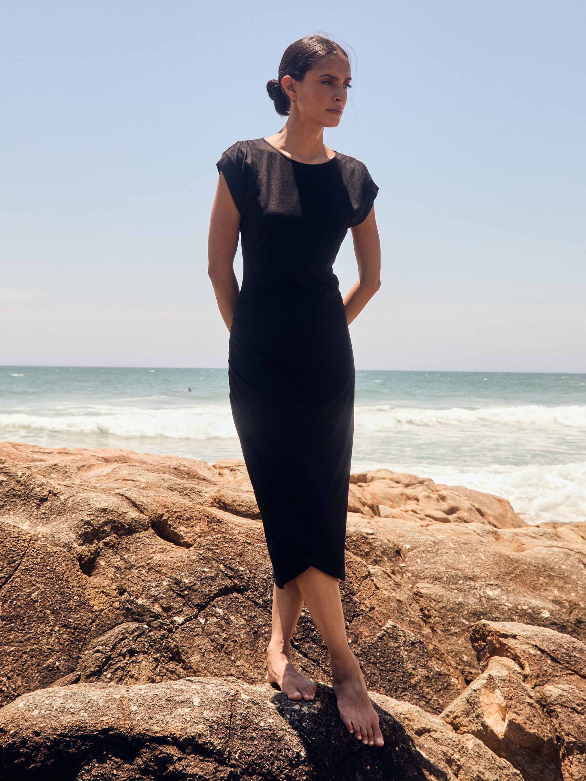 Bella Dress - Black - Image 2
