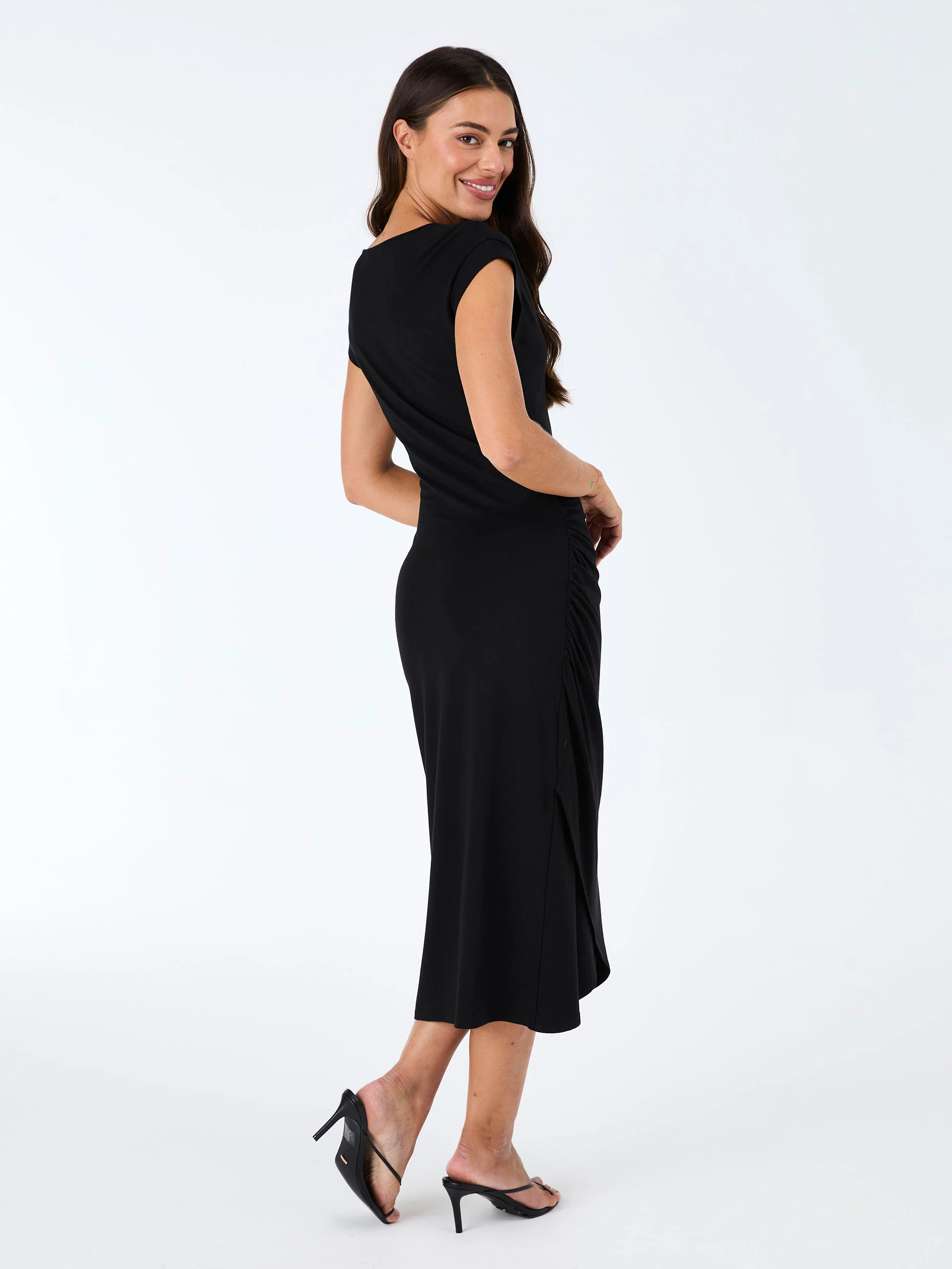 Bella Dress - Black - Image 5