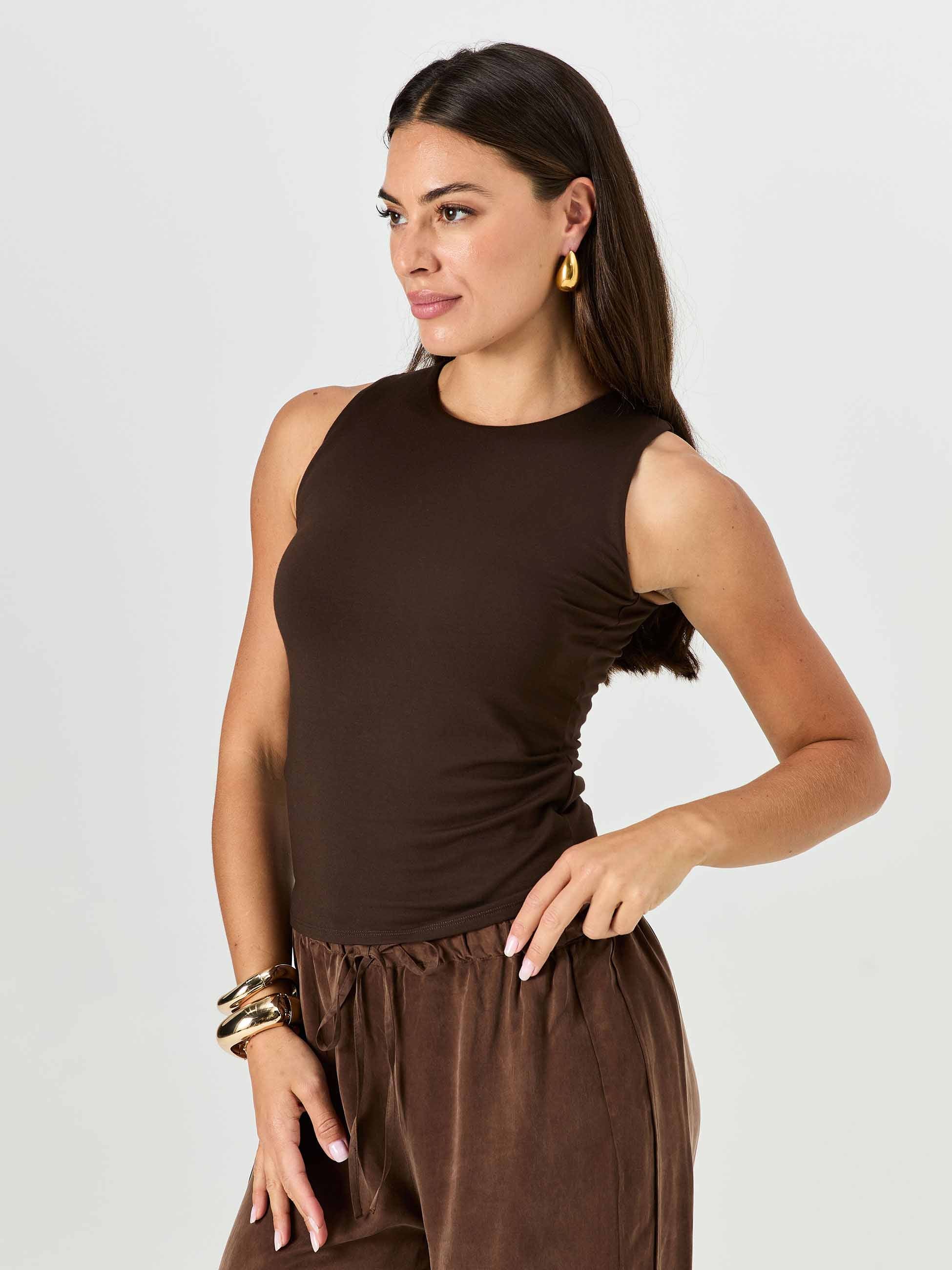 Bruna Tank - Coffee Bean - Image 12