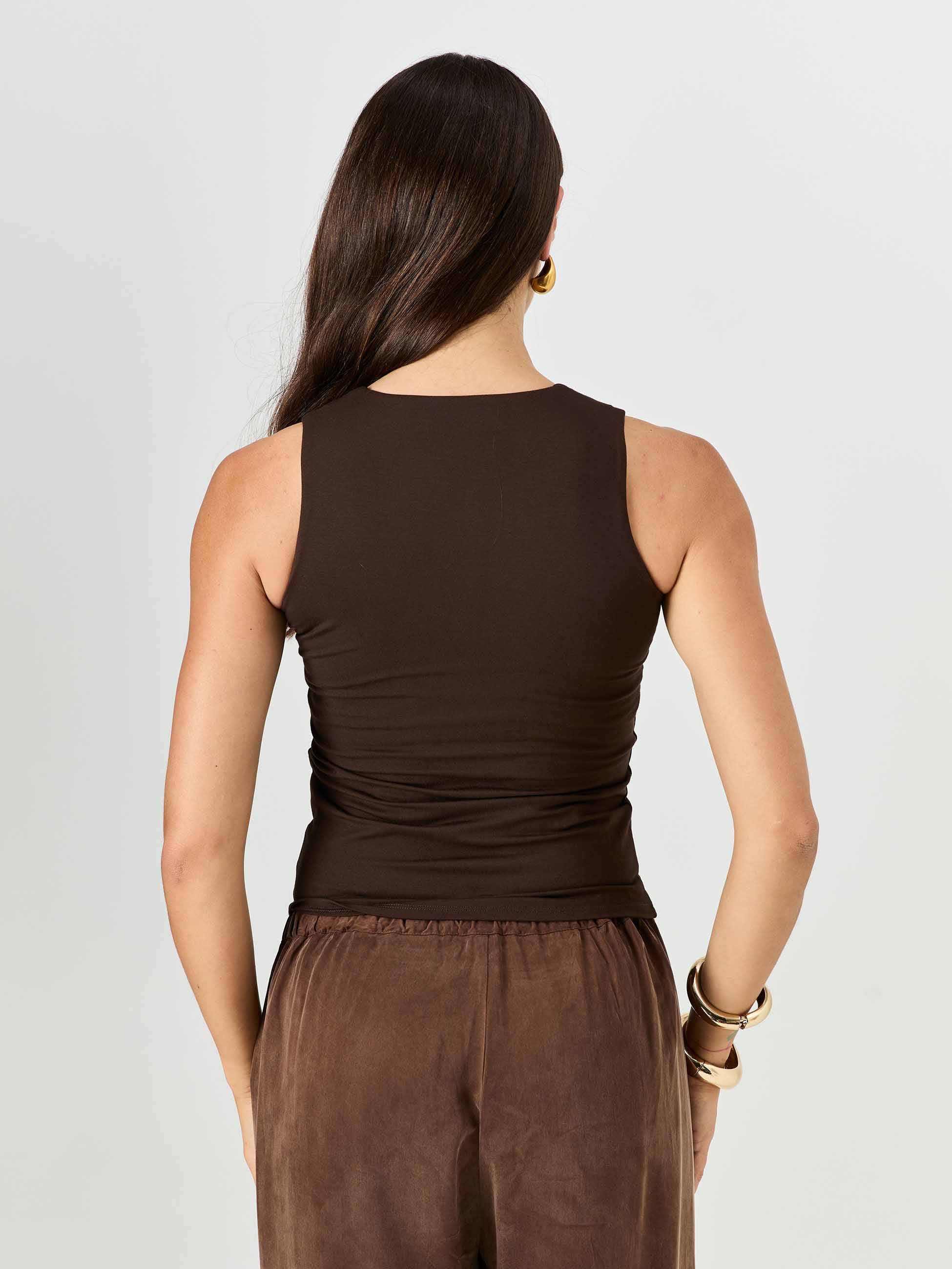 Bruna Tank - Coffee Bean - Image 15