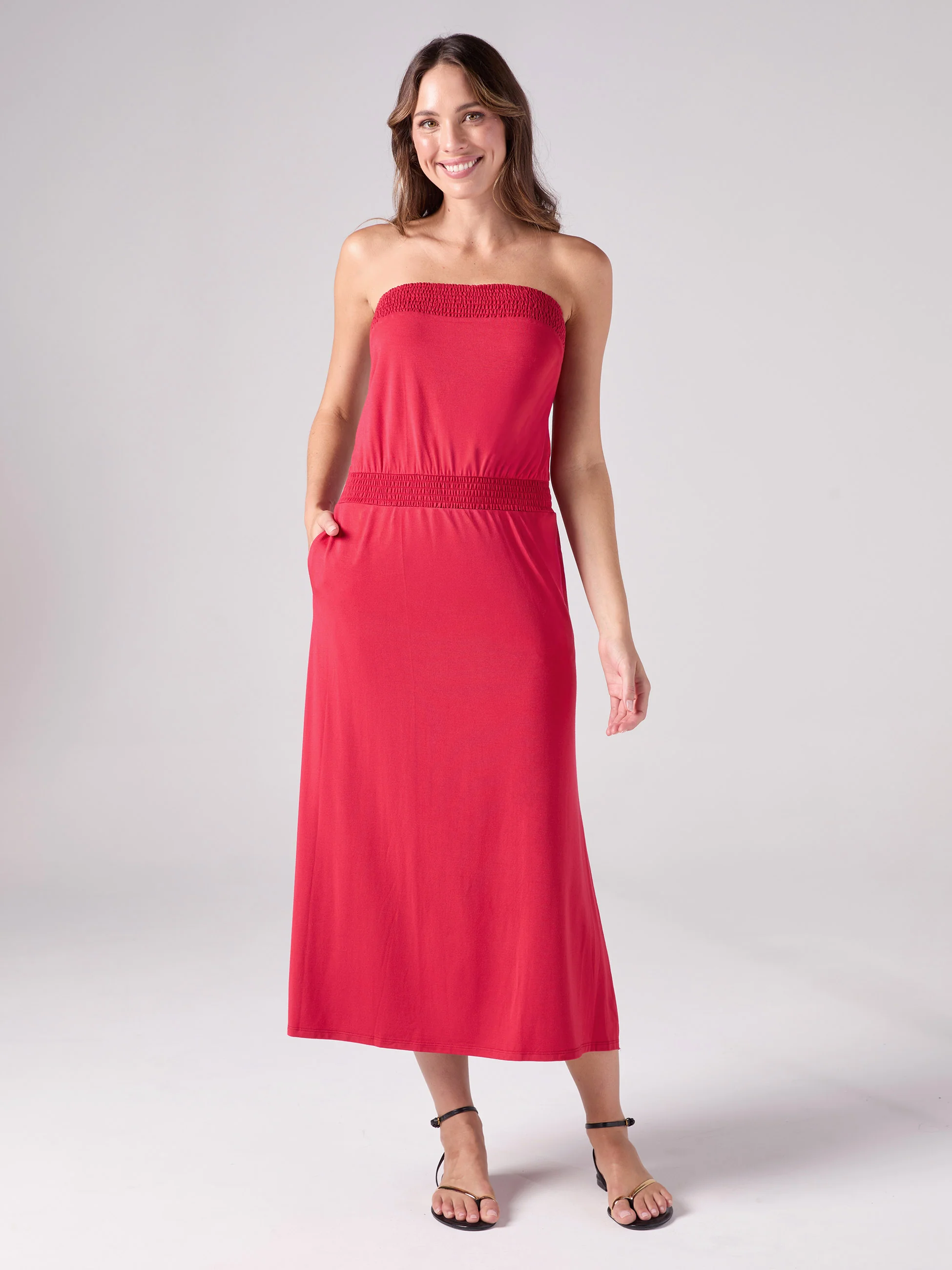 Byron Dress - Cherry - Image 4