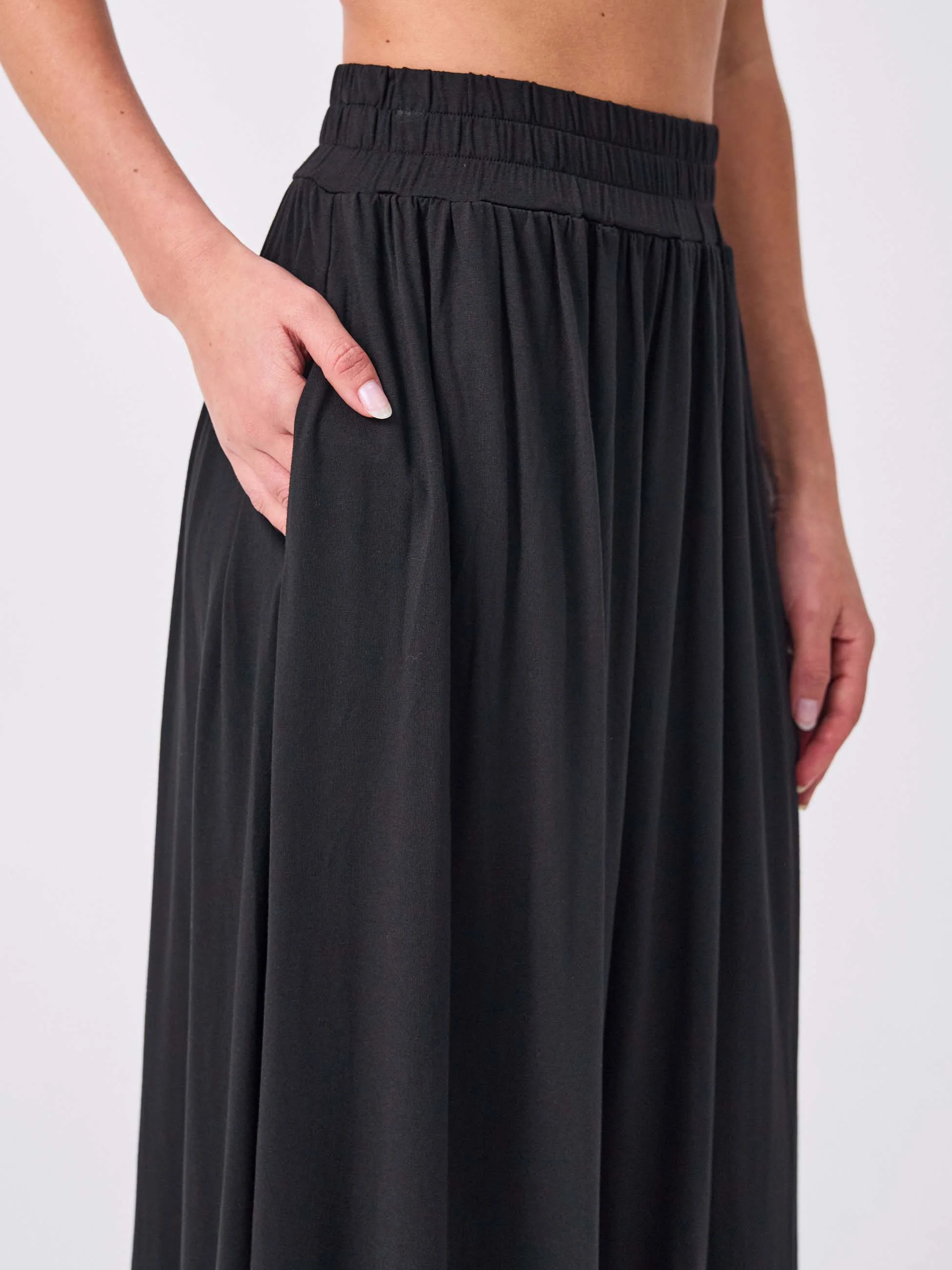 Circle Skirt - Black - Image 5