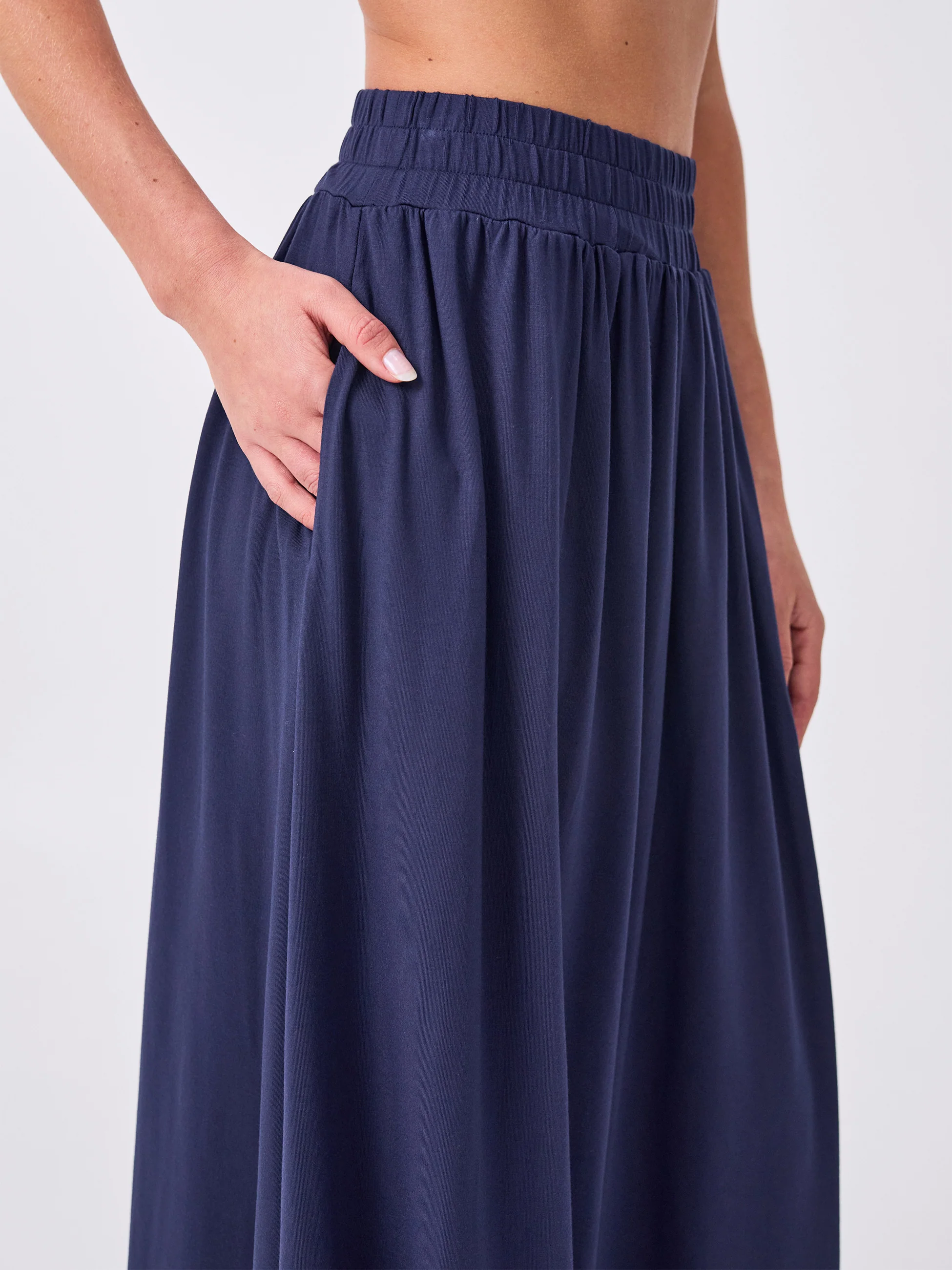 Circle Skirt - Navy - Image 5