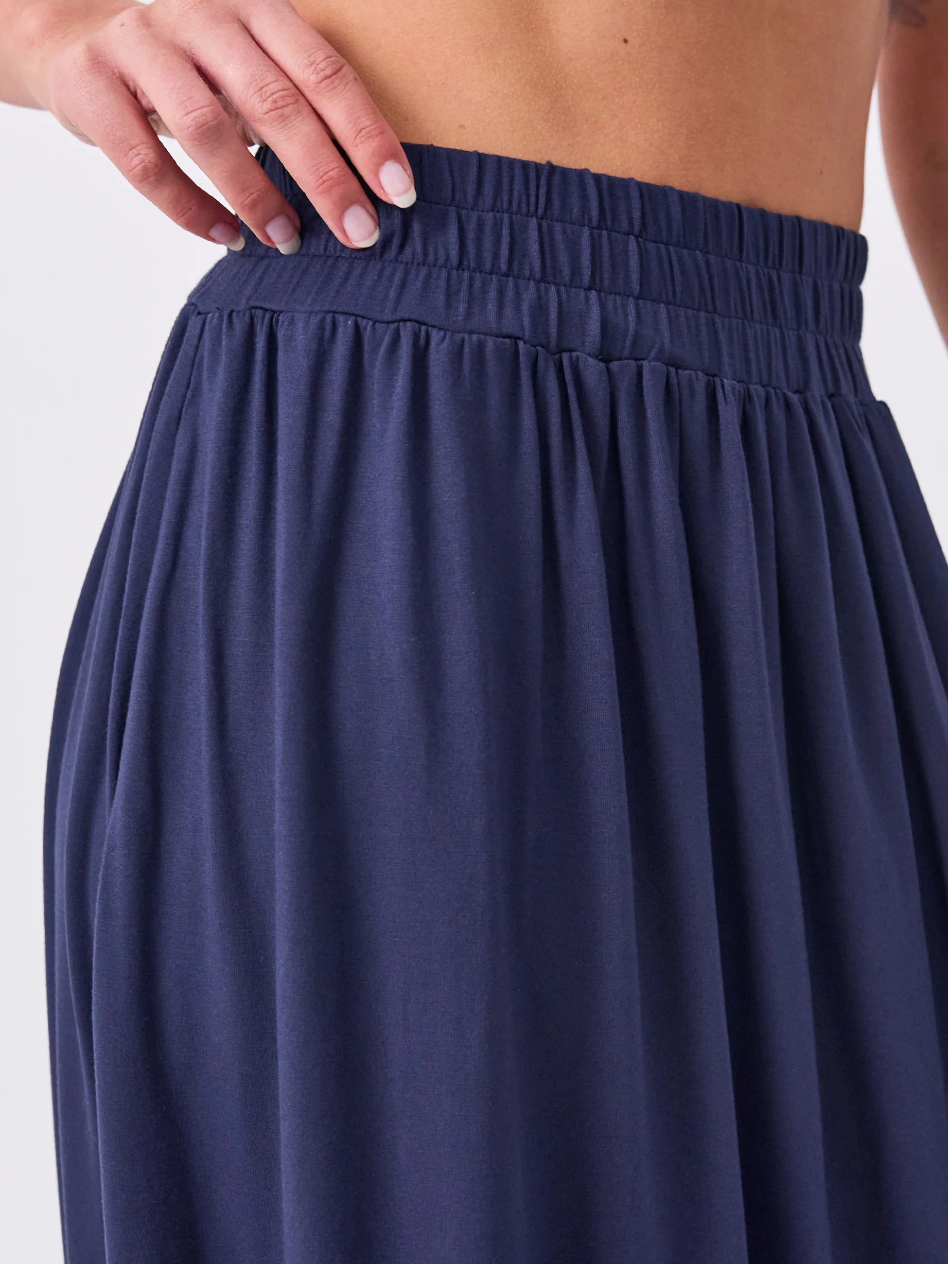 Circle Skirt - Navy - Image 7