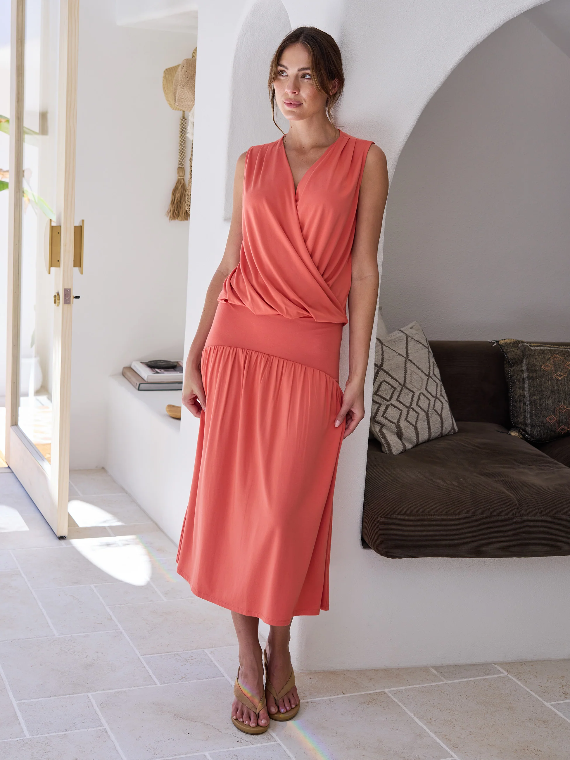 Clara Skirt  - Burnt Sienna