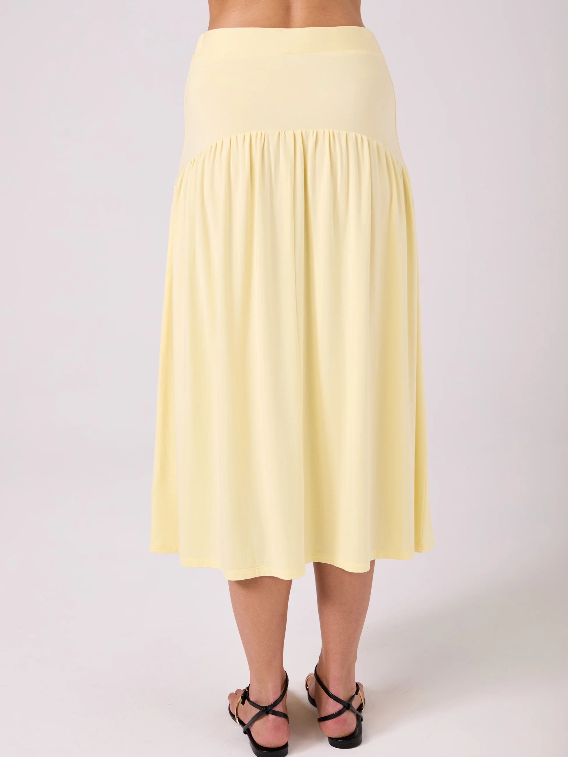 Clara Skirt  - Pastel Yellow - Image 3