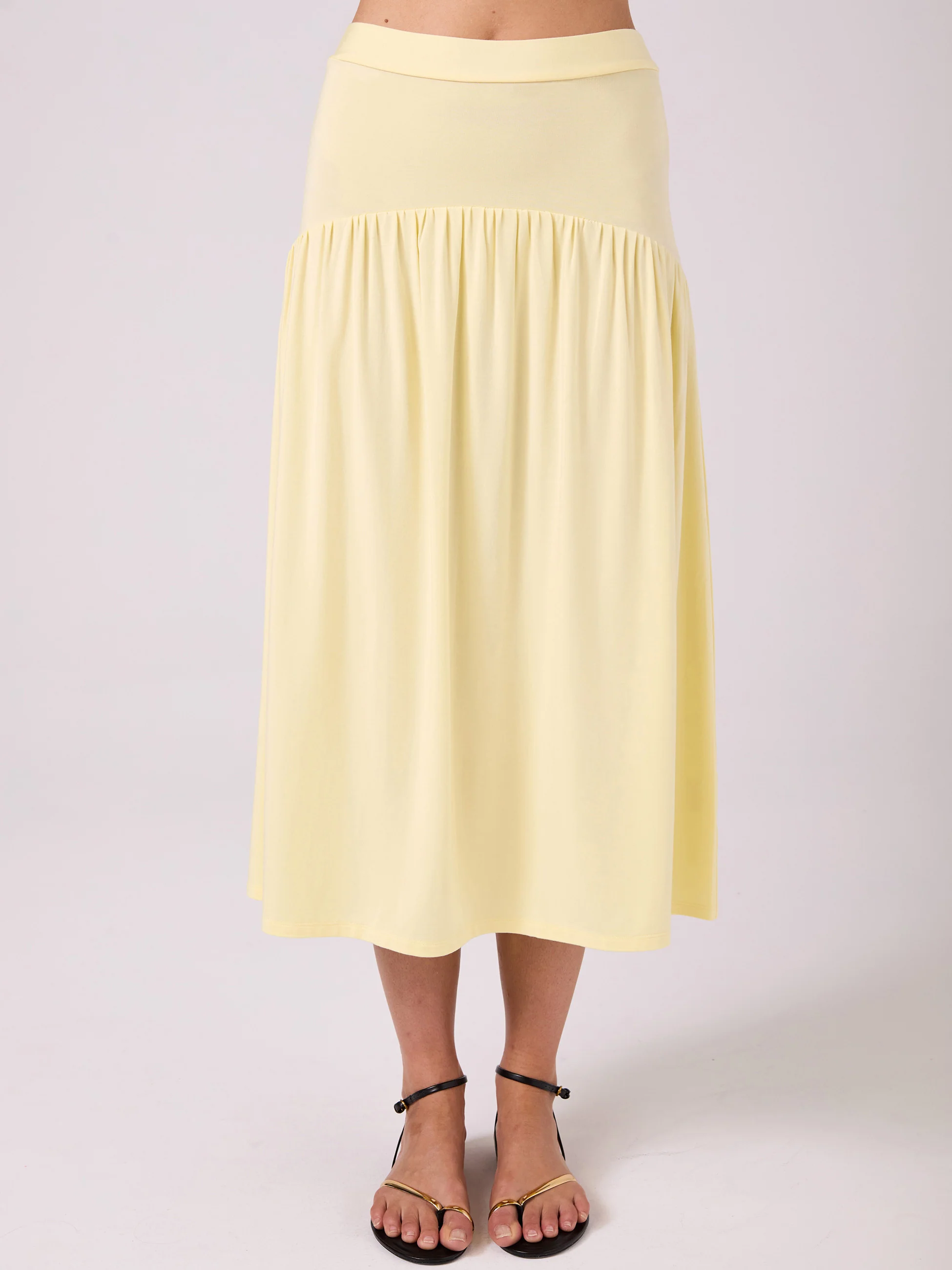 Clara Skirt  - Pastel Yellow - Image 4