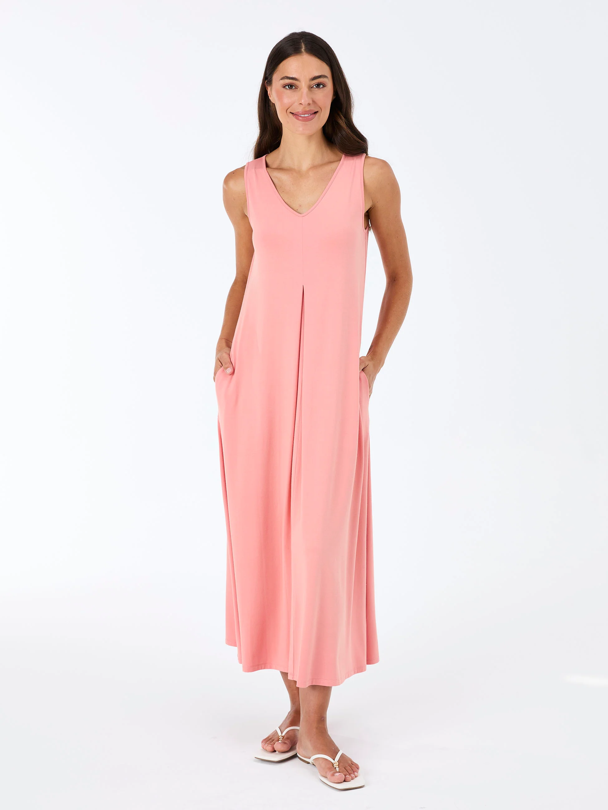 Dione Dress - Apricot