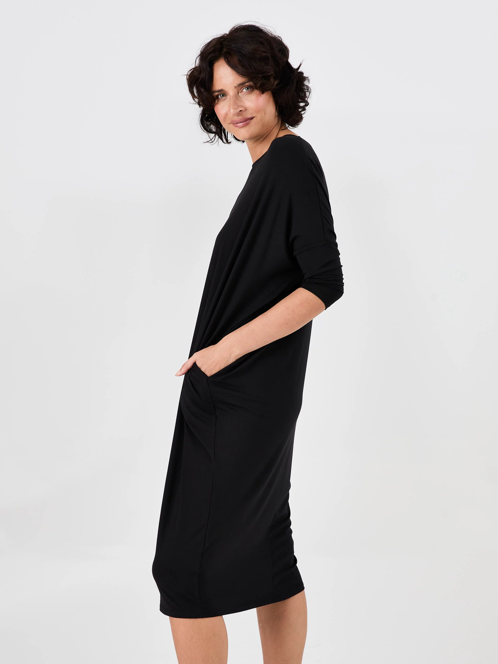 Easy Flow Dress - Black - Image 3