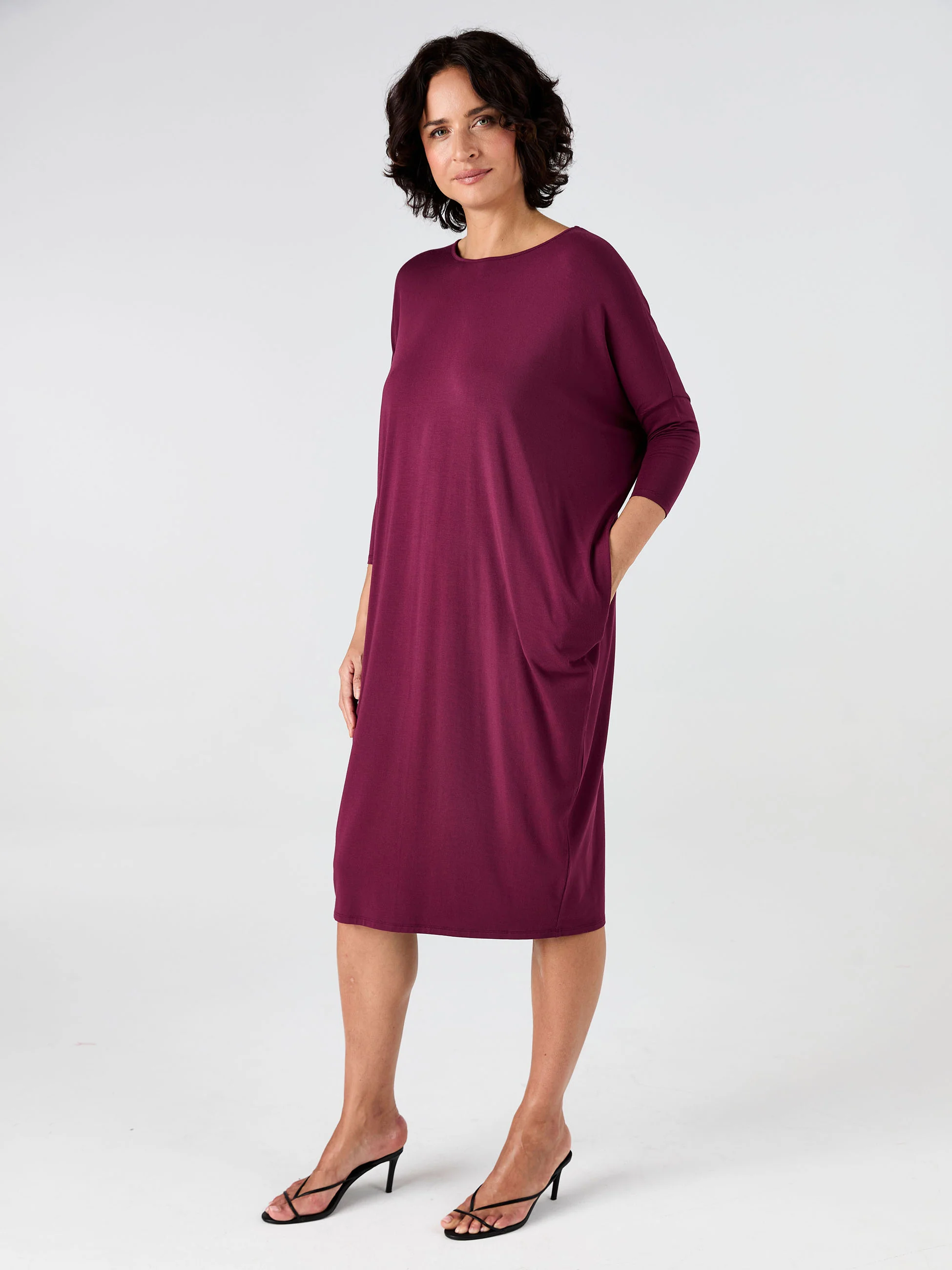 Easy Flow Dress - Ruby - Image 2