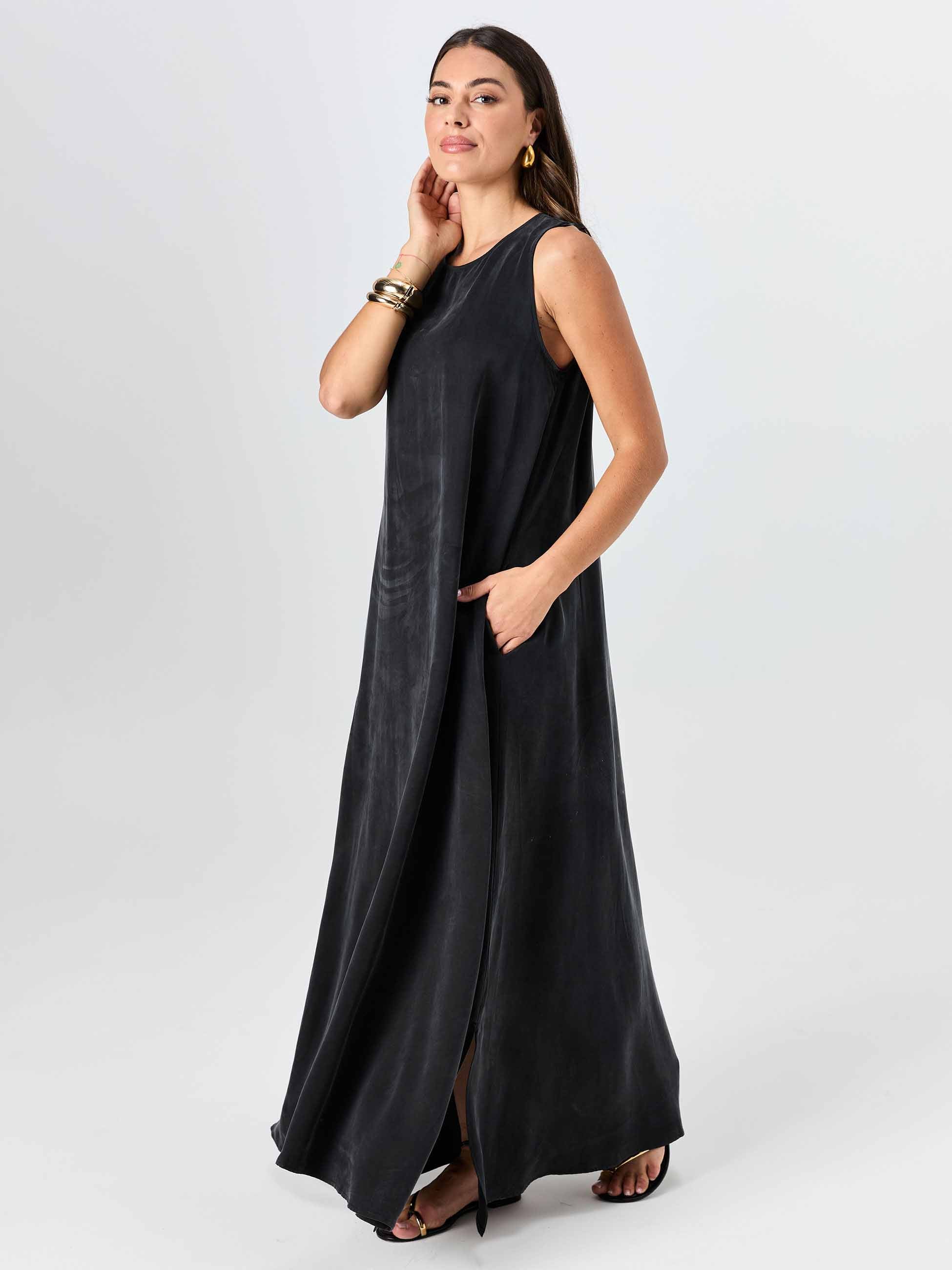 Elina Dress - Black - Image 2
