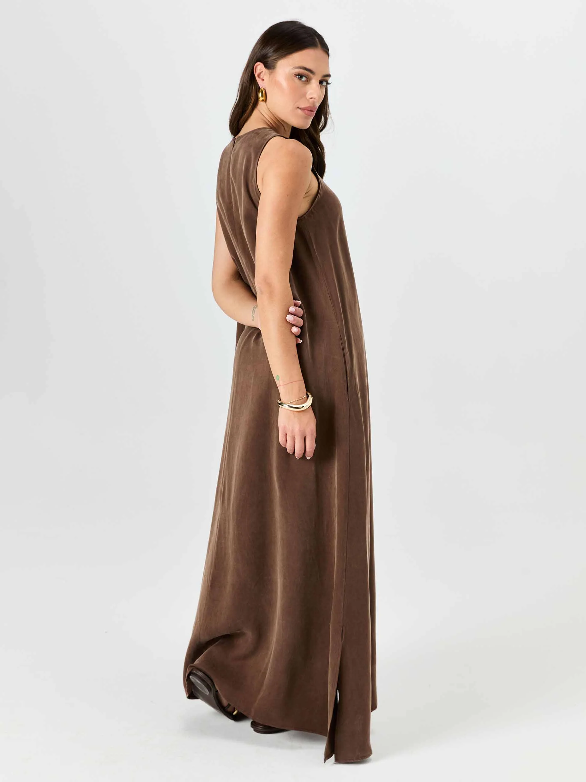 Elina Dress - Mocha - Image 4