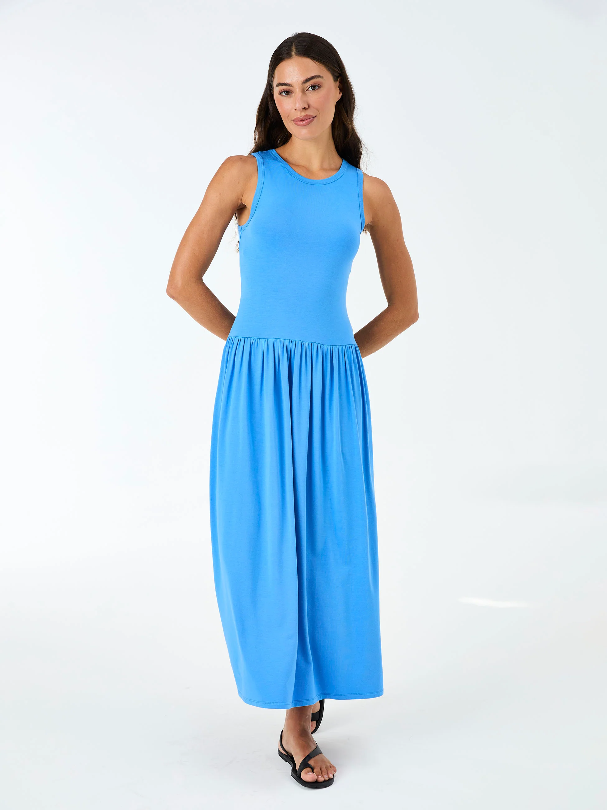 Essential Maxi Dress - Cobalt