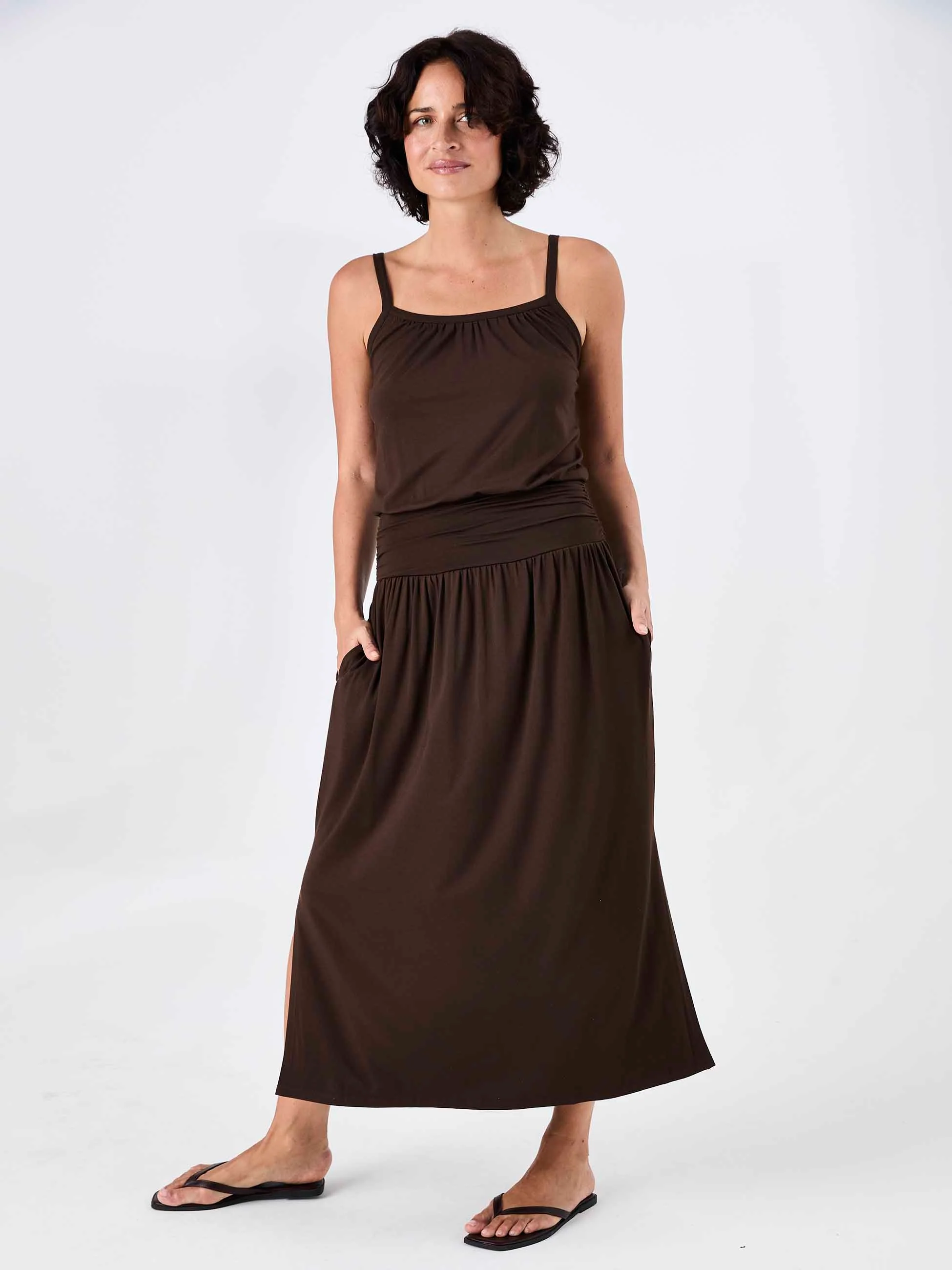 Imogen Dress - Coffee Bean - Image 10
