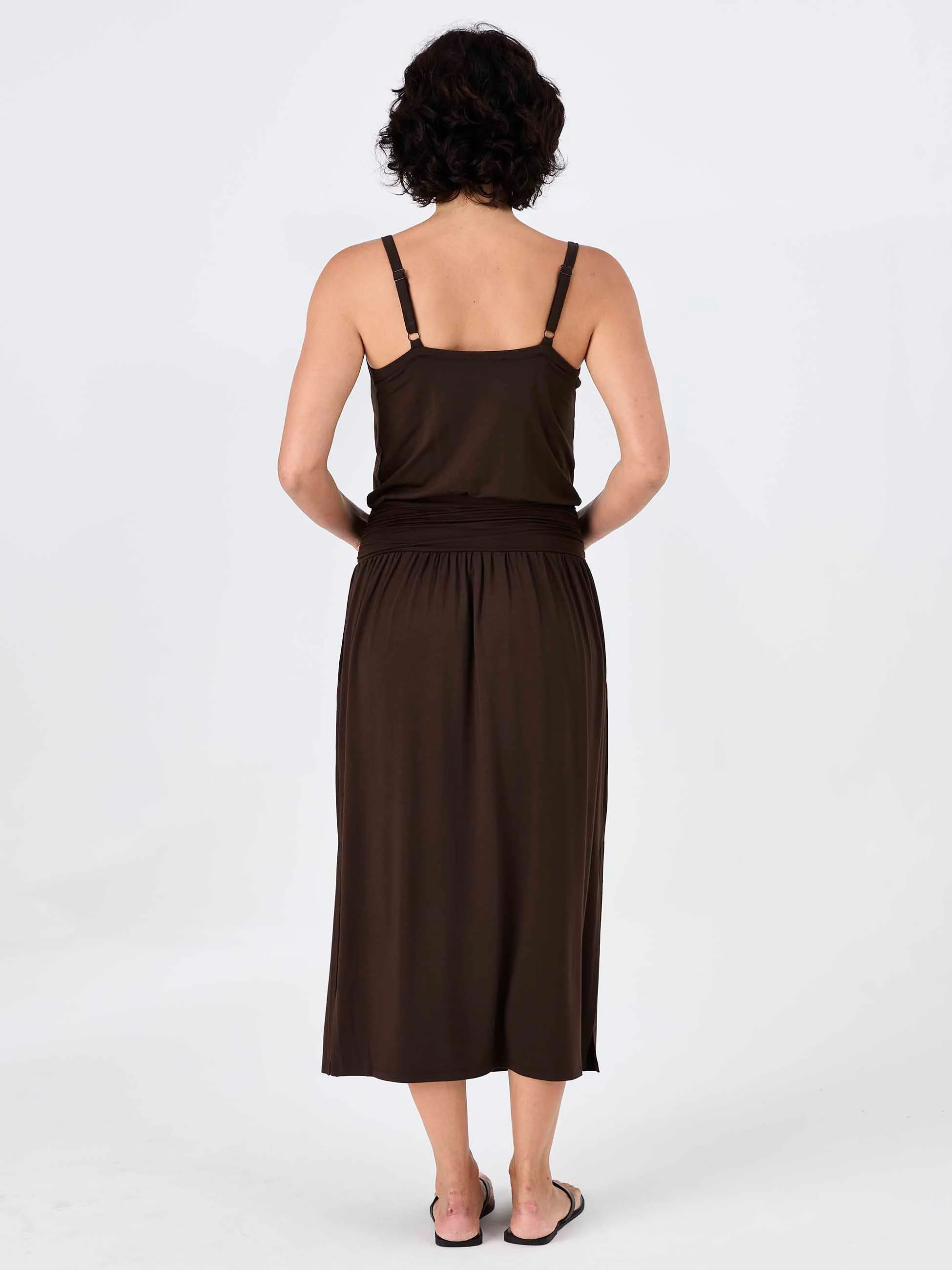 Imogen Dress - Coffee Bean - Image 3