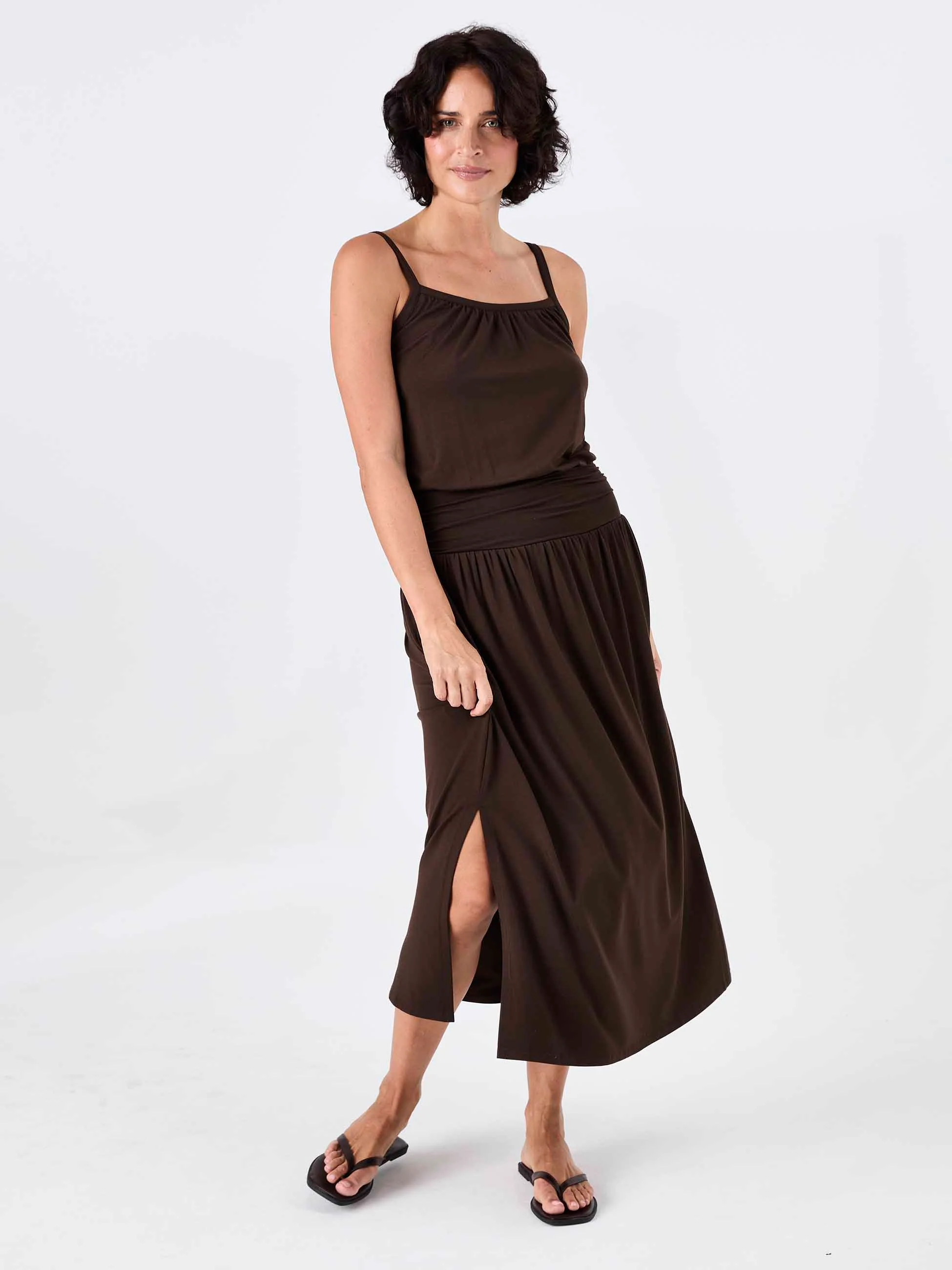 Imogen Dress - Coffee Bean - Image 4