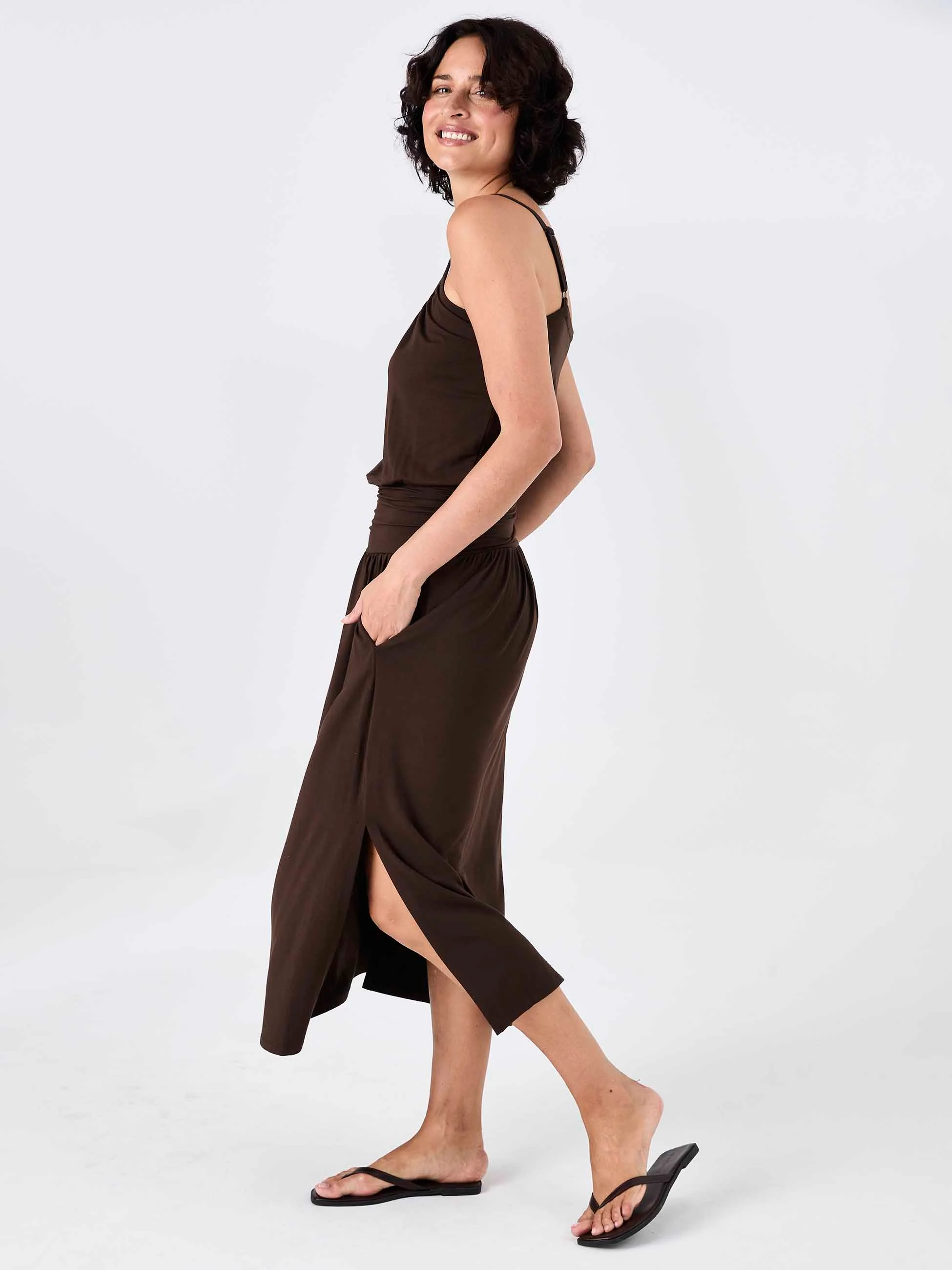 Imogen Dress - Coffee Bean - Image 6