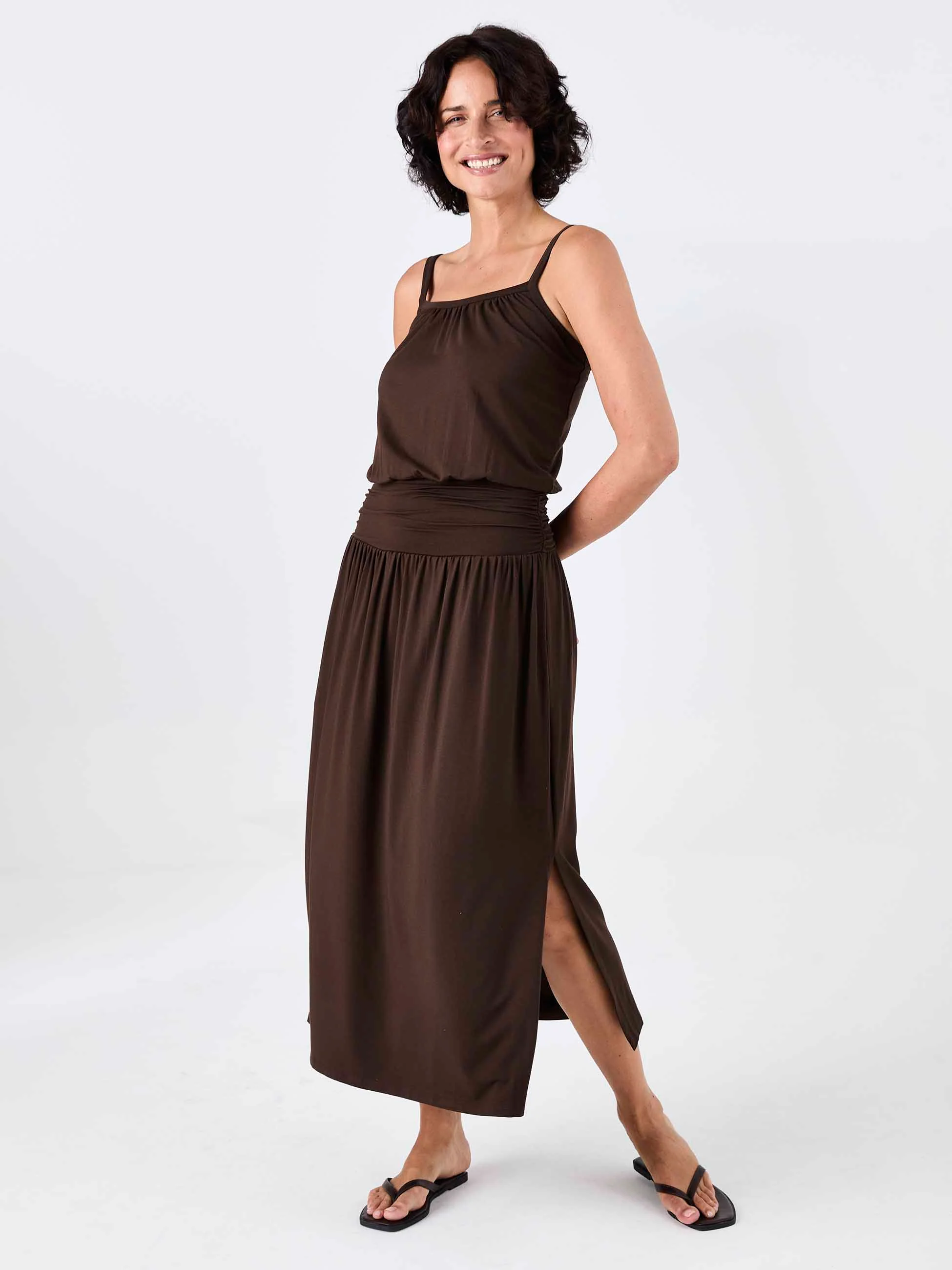 Imogen Dress - Coffee Bean - Image 7