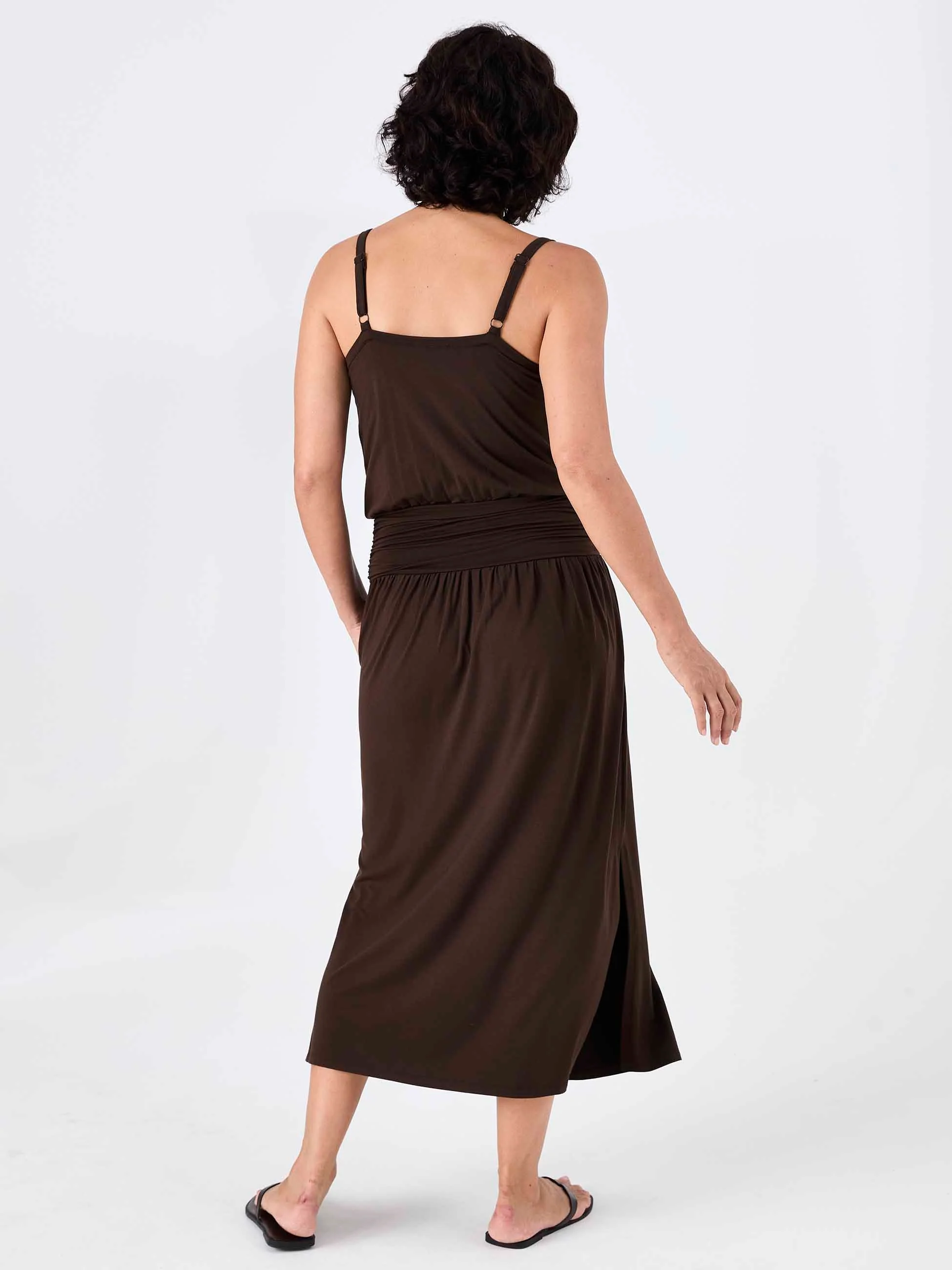 Imogen Dress - Coffee Bean - Image 9