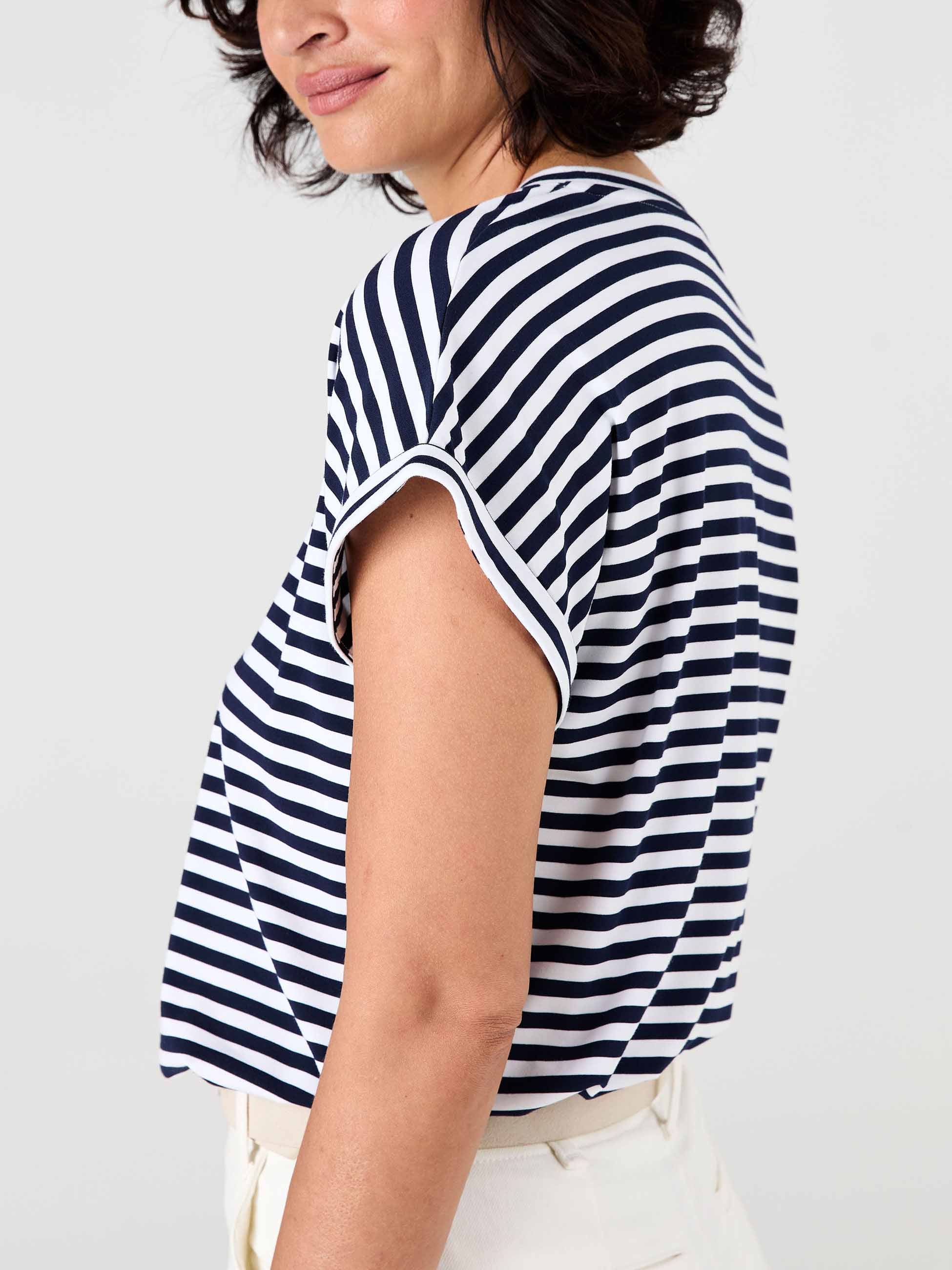 Jessica Oversized Tee - Navy - Image 7