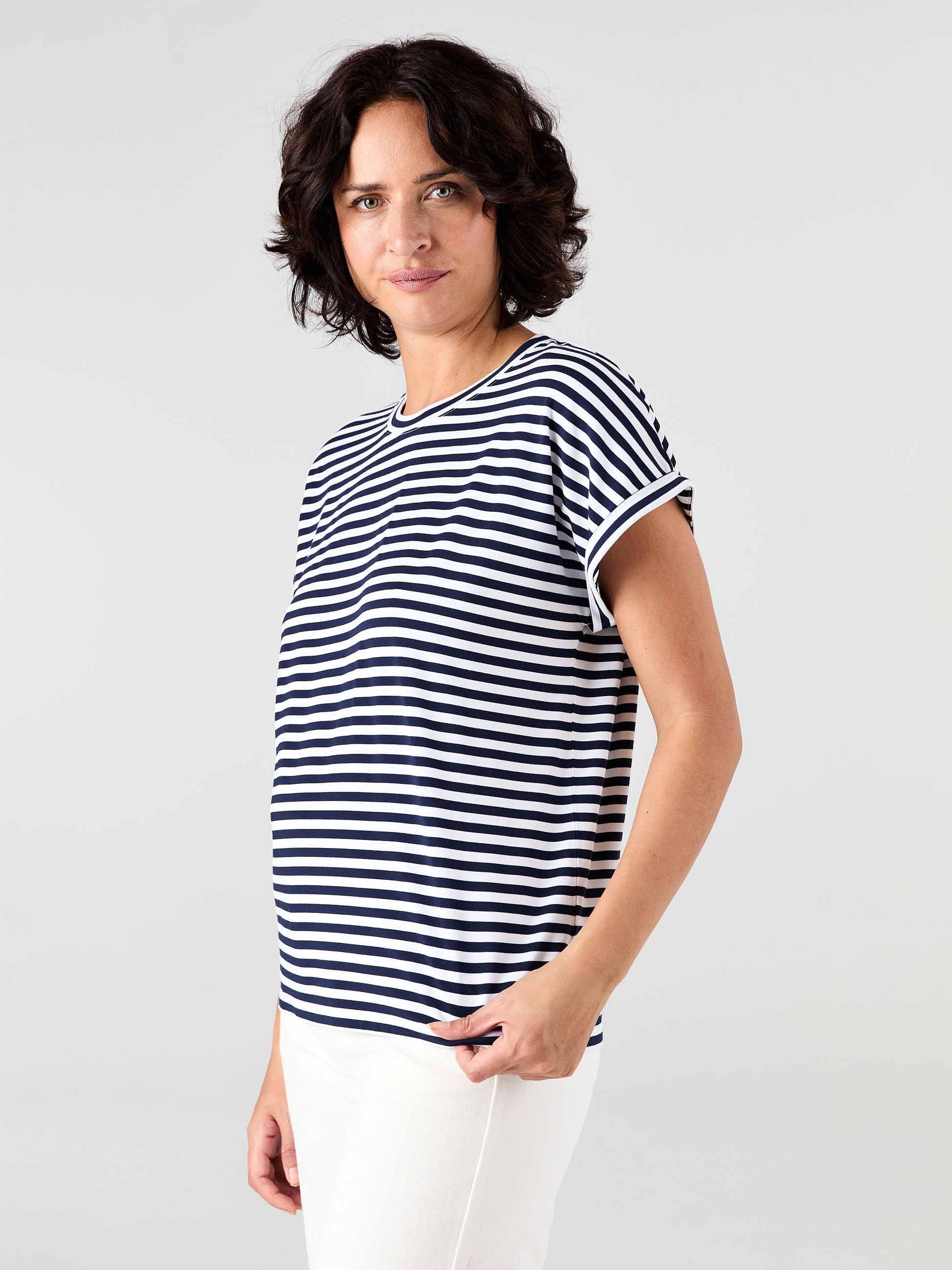 Jessica Oversized Tee - Navy - Image 8