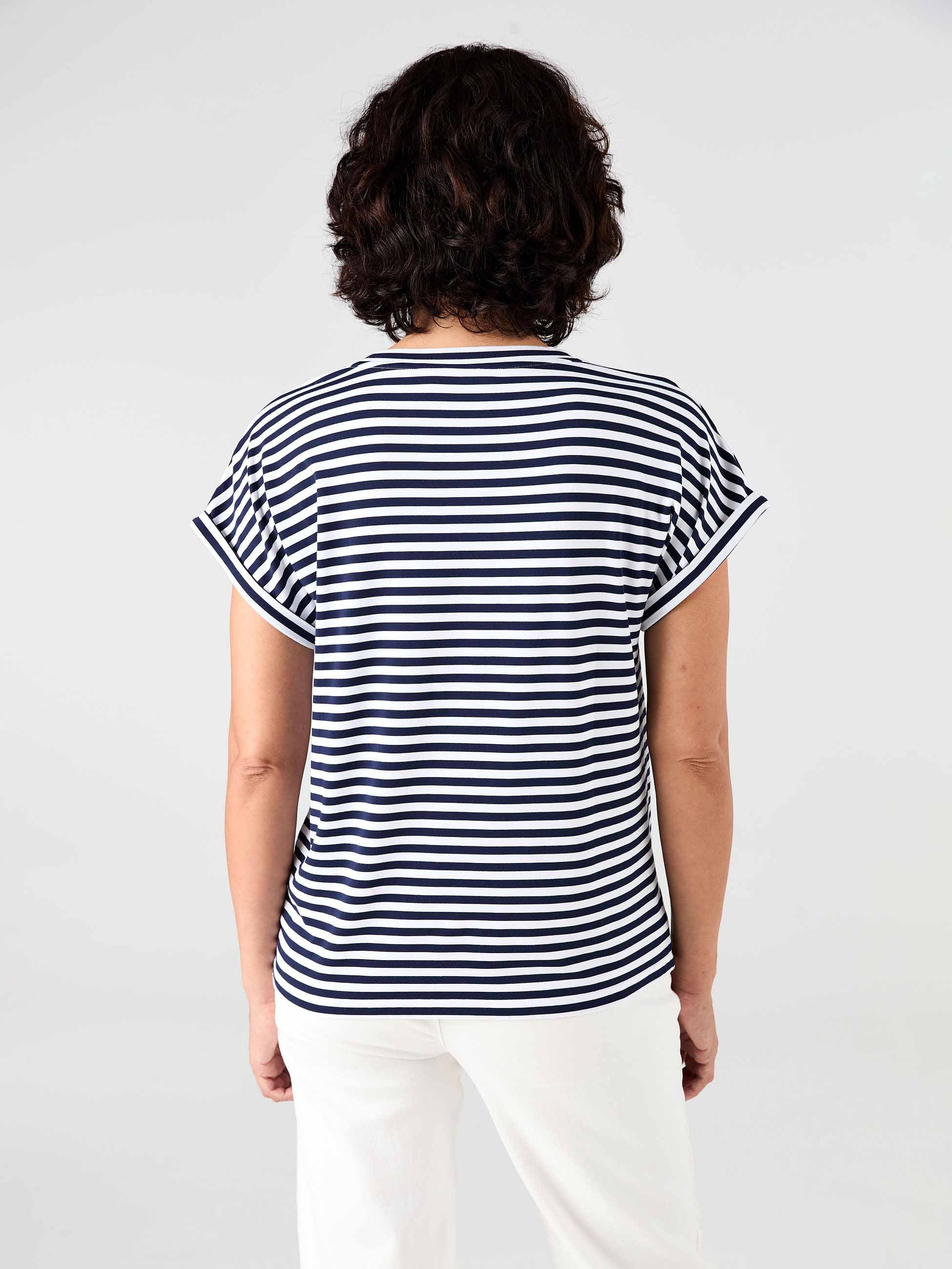 Jessica Oversized Tee - Navy - Image 9