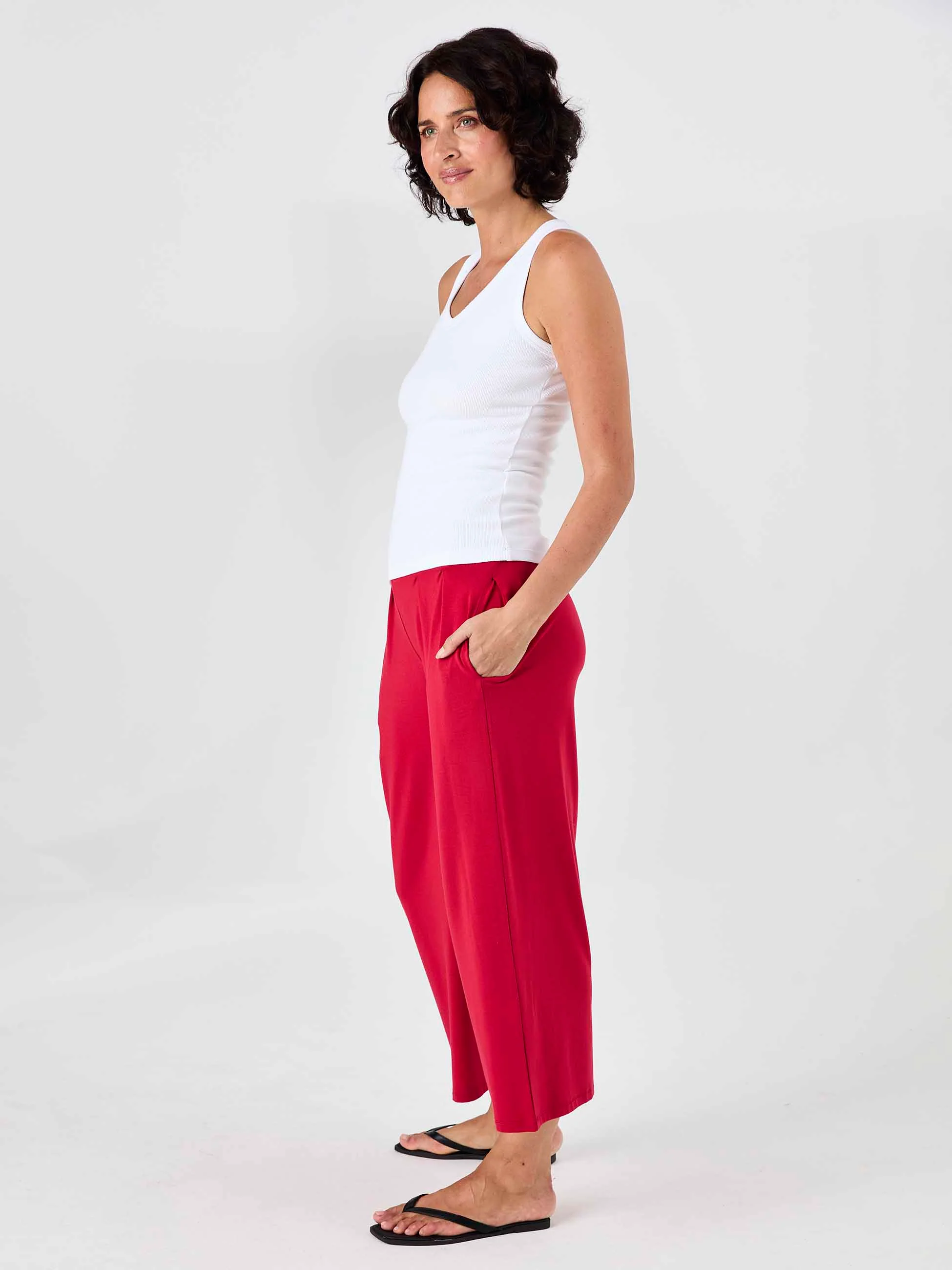Jett Culottes - Cherry - Image 2