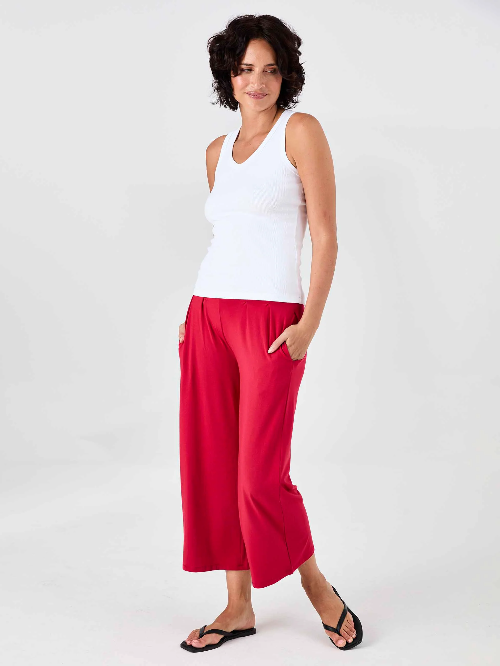 Jett Culottes - Cherry - Image 3