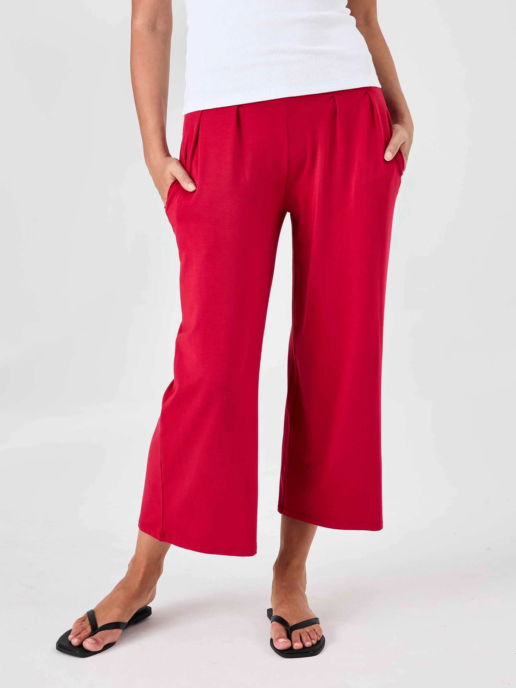 Jett Culottes - Cherry - Image 4