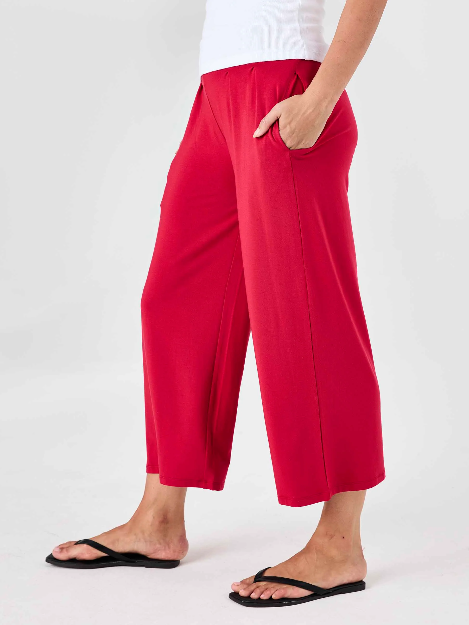 Jett Culottes - Cherry - Image 5