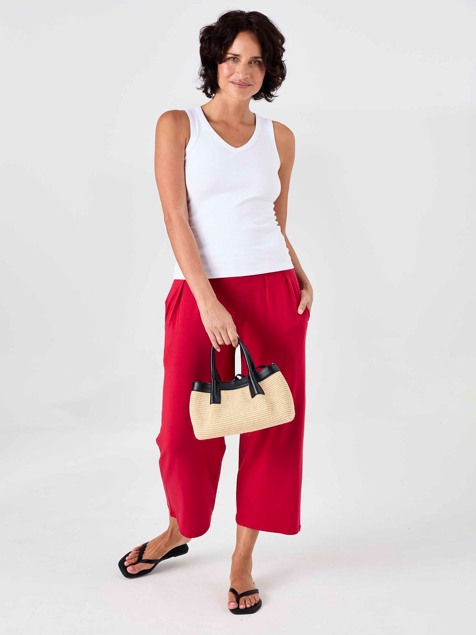 Jett Culottes - Cherry - Image 7