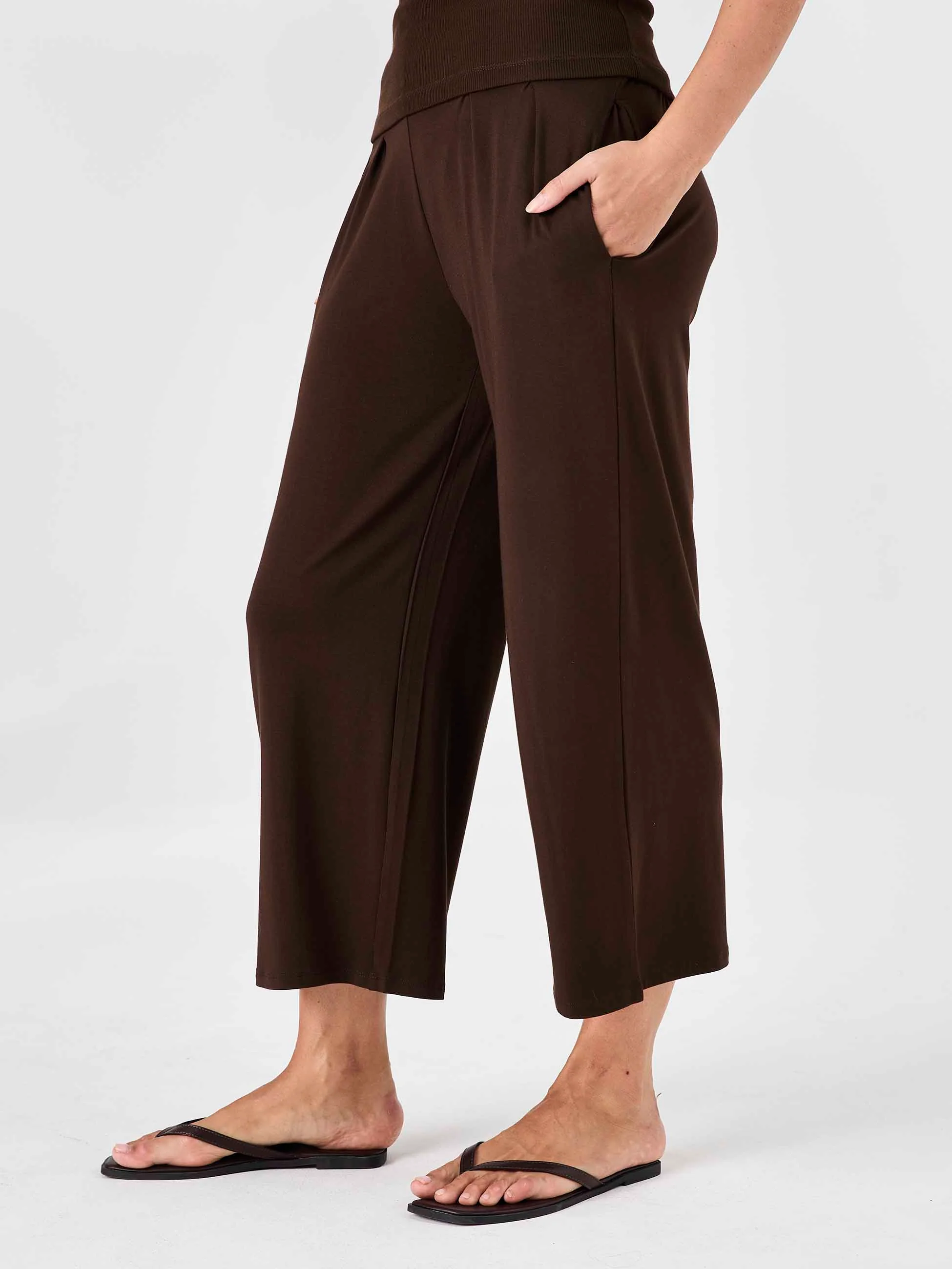 Jett Culottes - Coffee Bean - Image 3