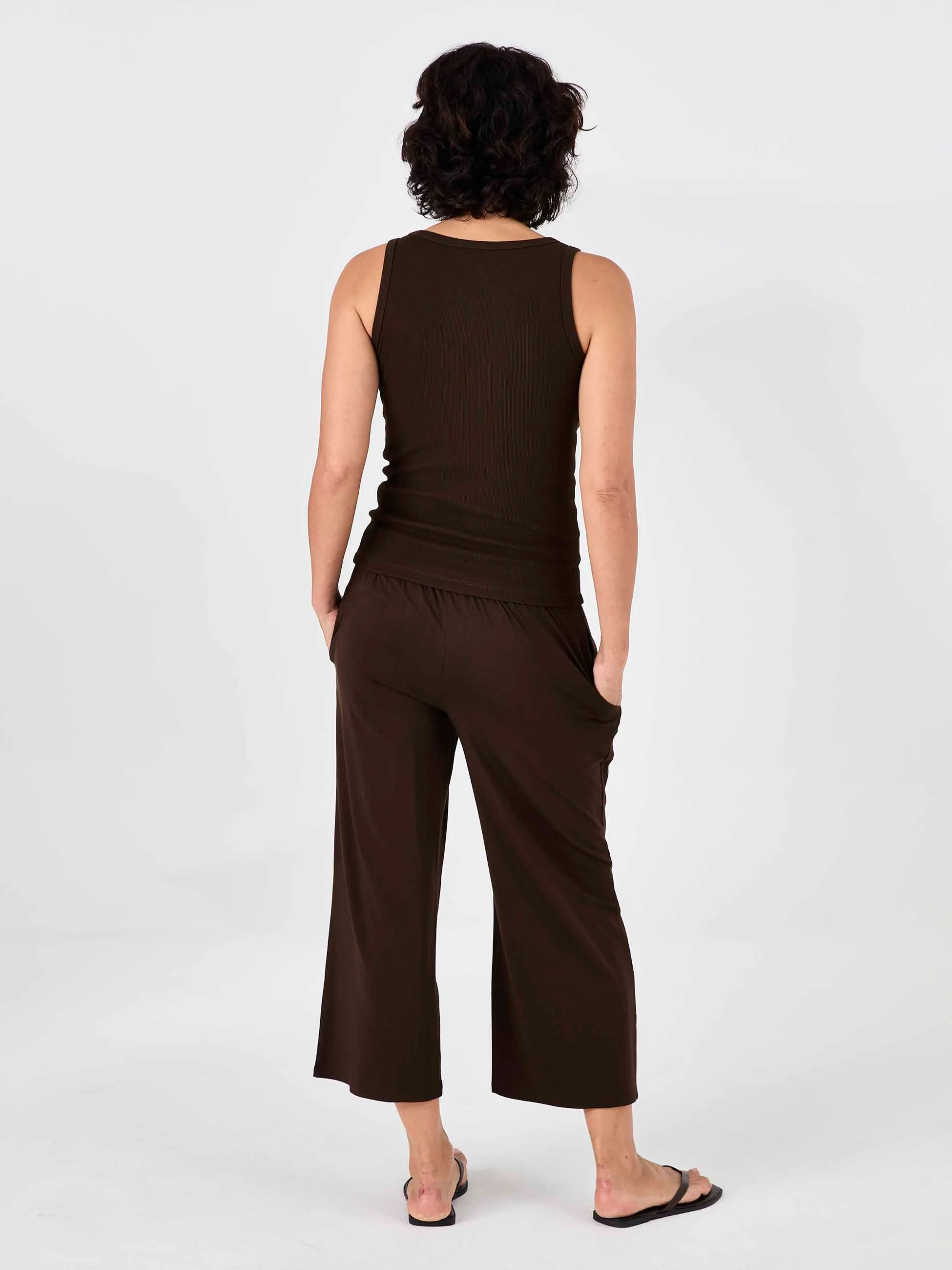 Jett Culottes - Coffee Bean - Image 4