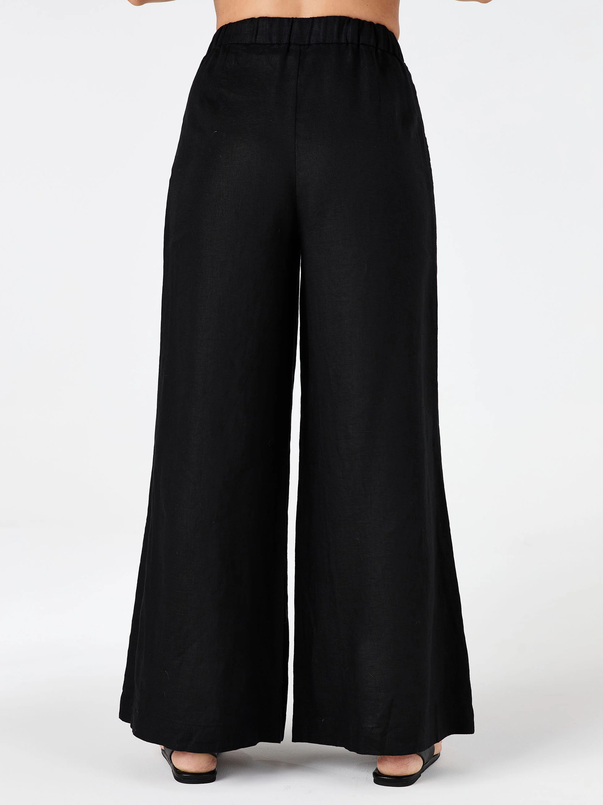 Laurel Linen Pant - Black - Image 4