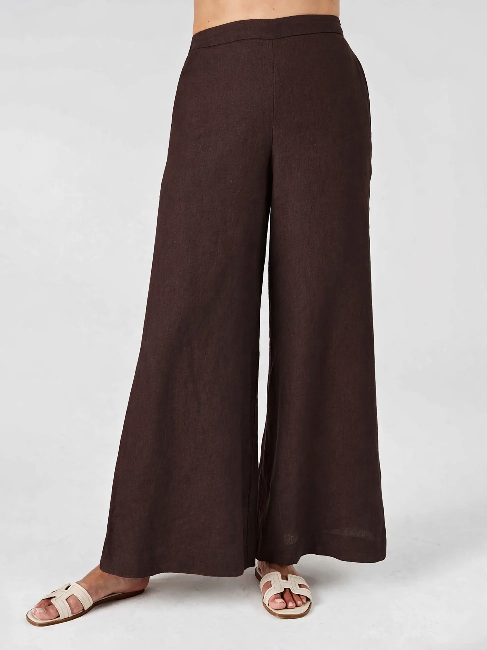 Laurel Linen Pant - Mocha - Image 5