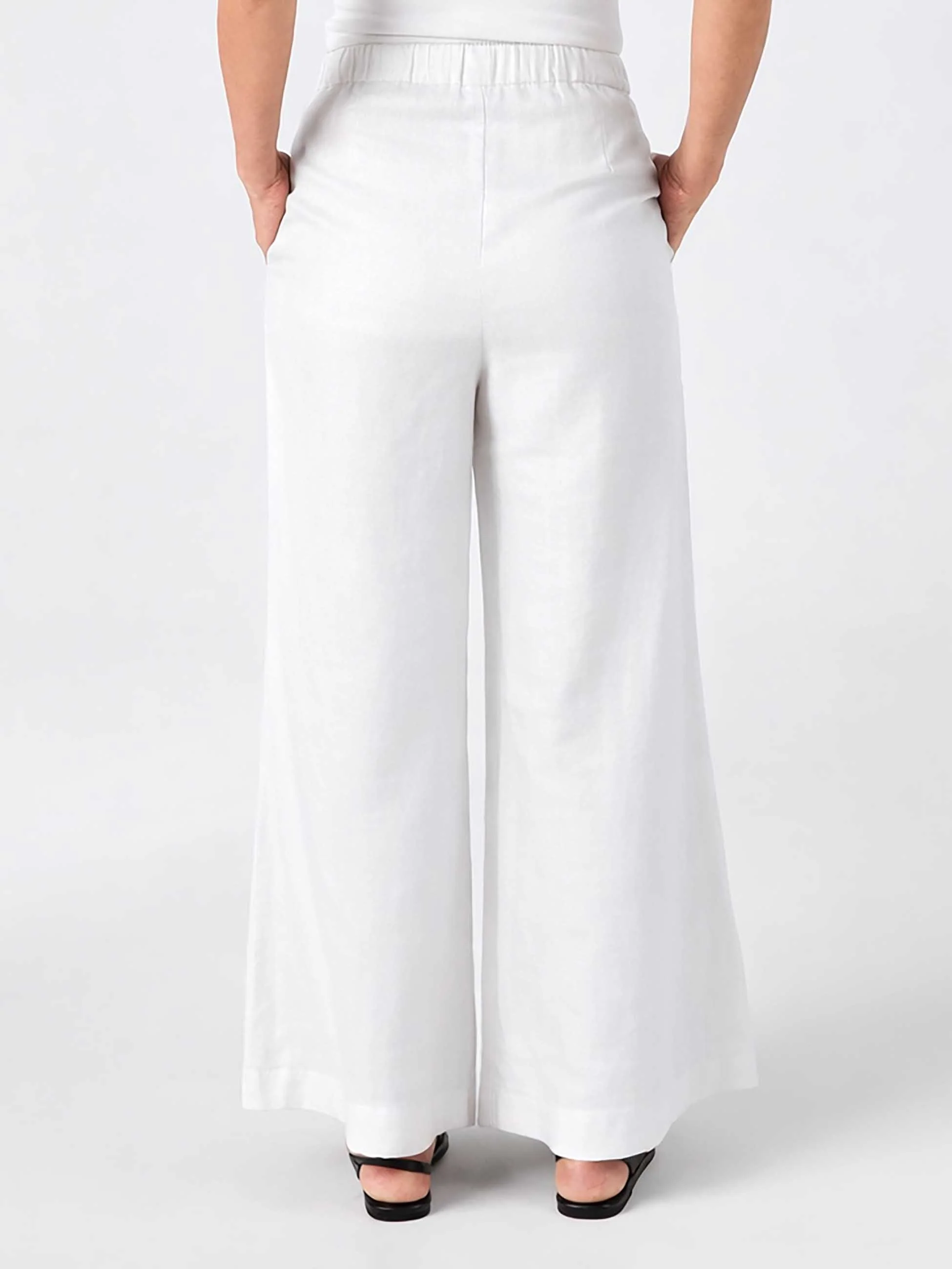 Laurel Linen Pant - White - Image 3