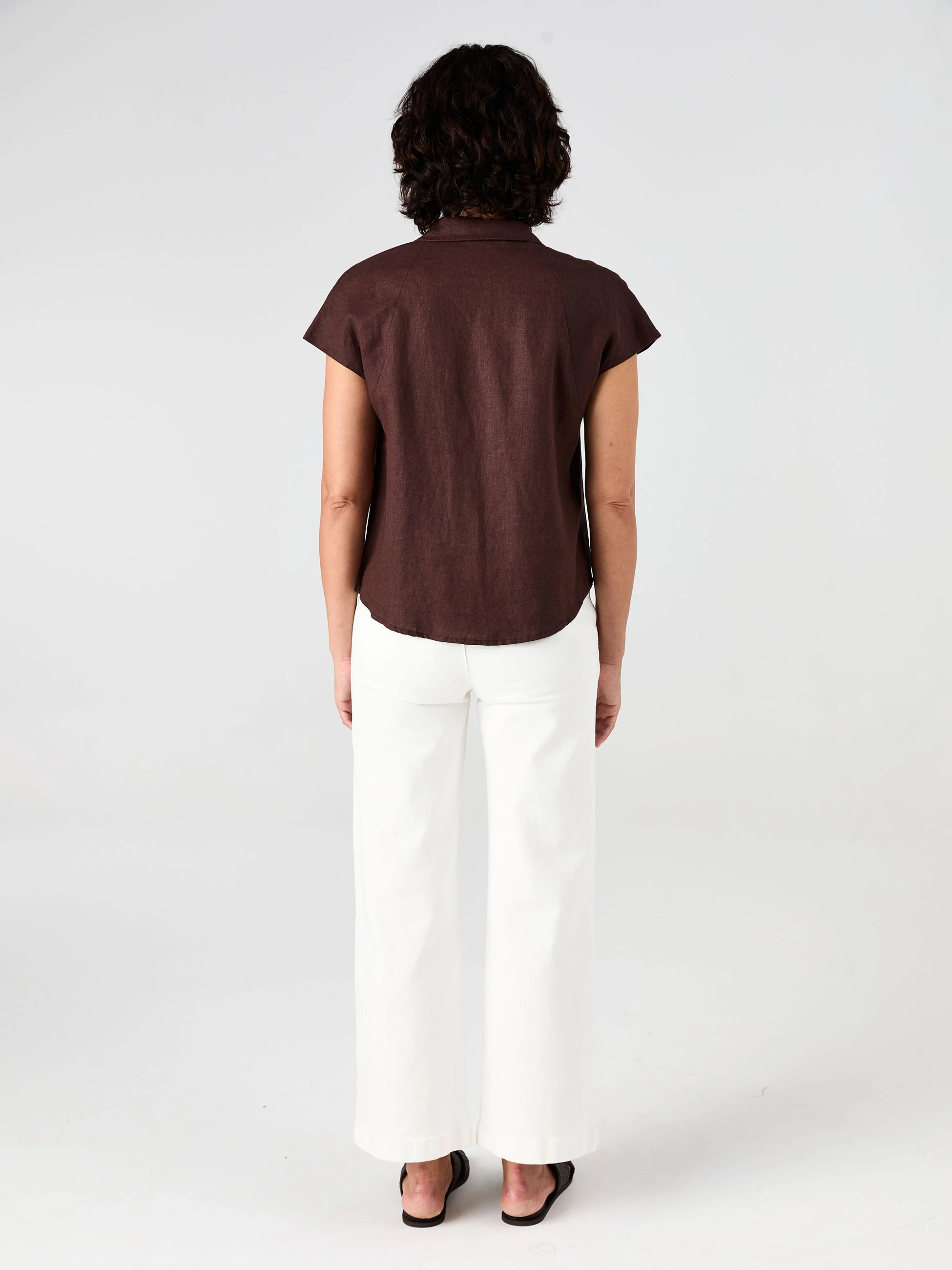 Laurel Linen Shirt - Mocha - Image 4
