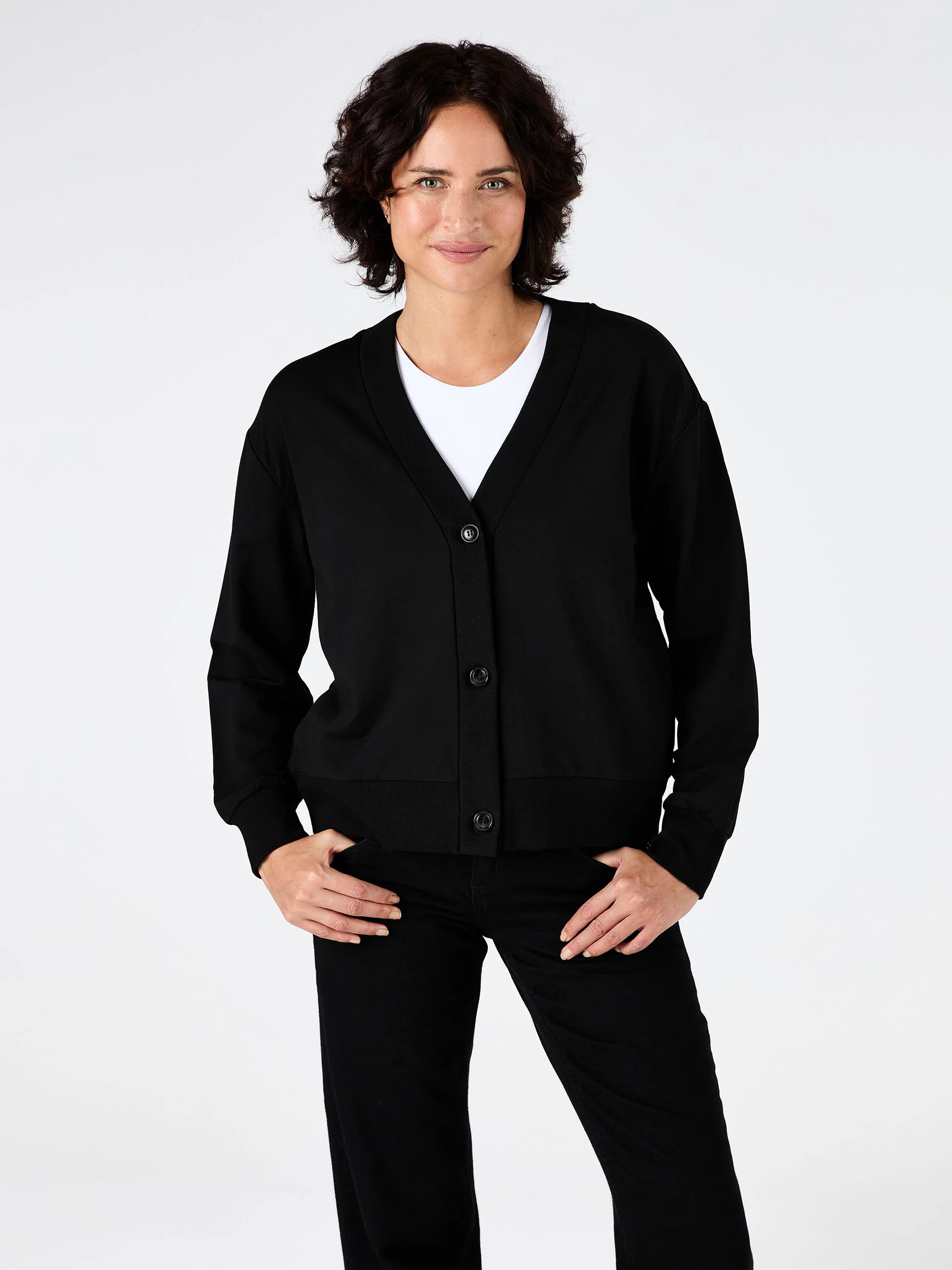 Leighton Sweat Top - Black - Image 6