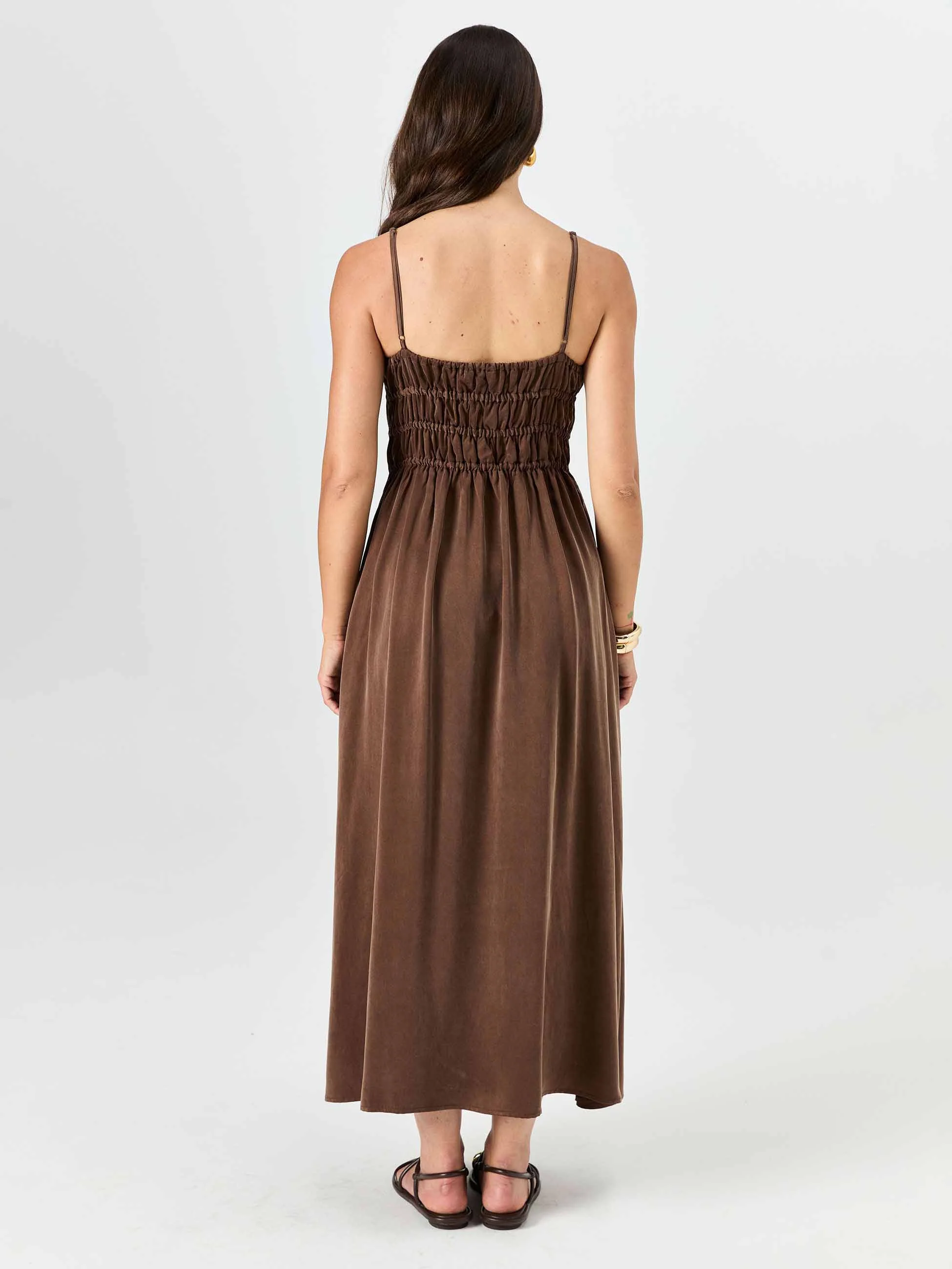 Luna Dress - Mocha - Image 3