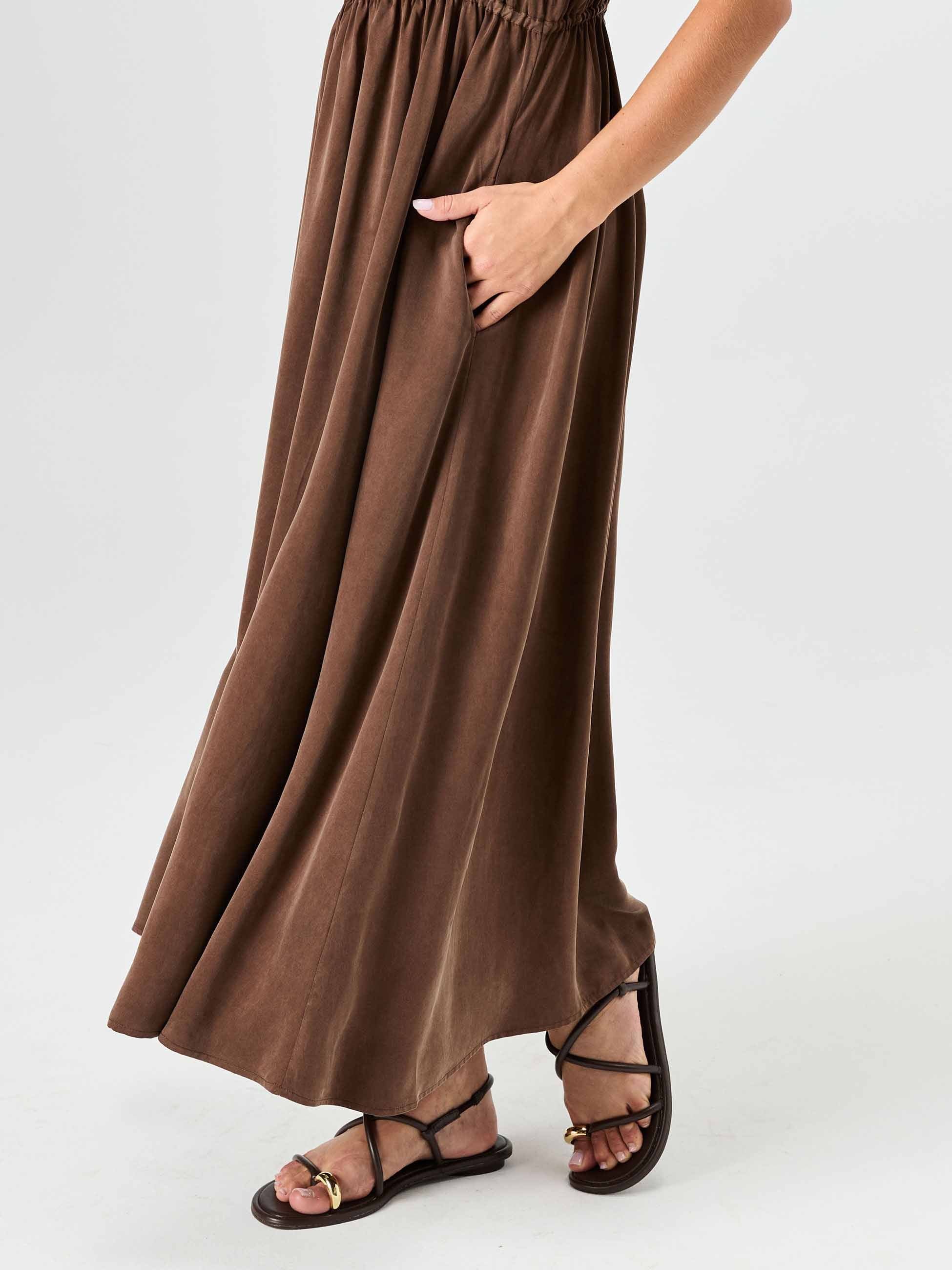 Luna Dress - Mocha - Image 5