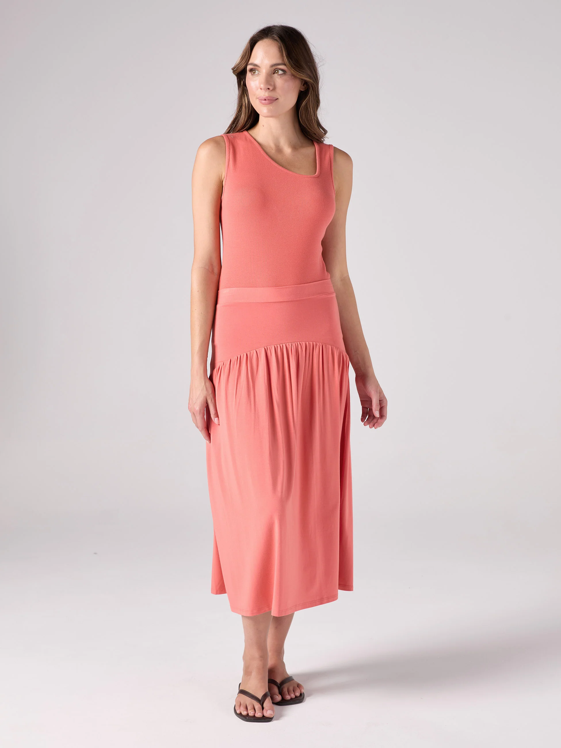 Riva Rib Tank - Sienna