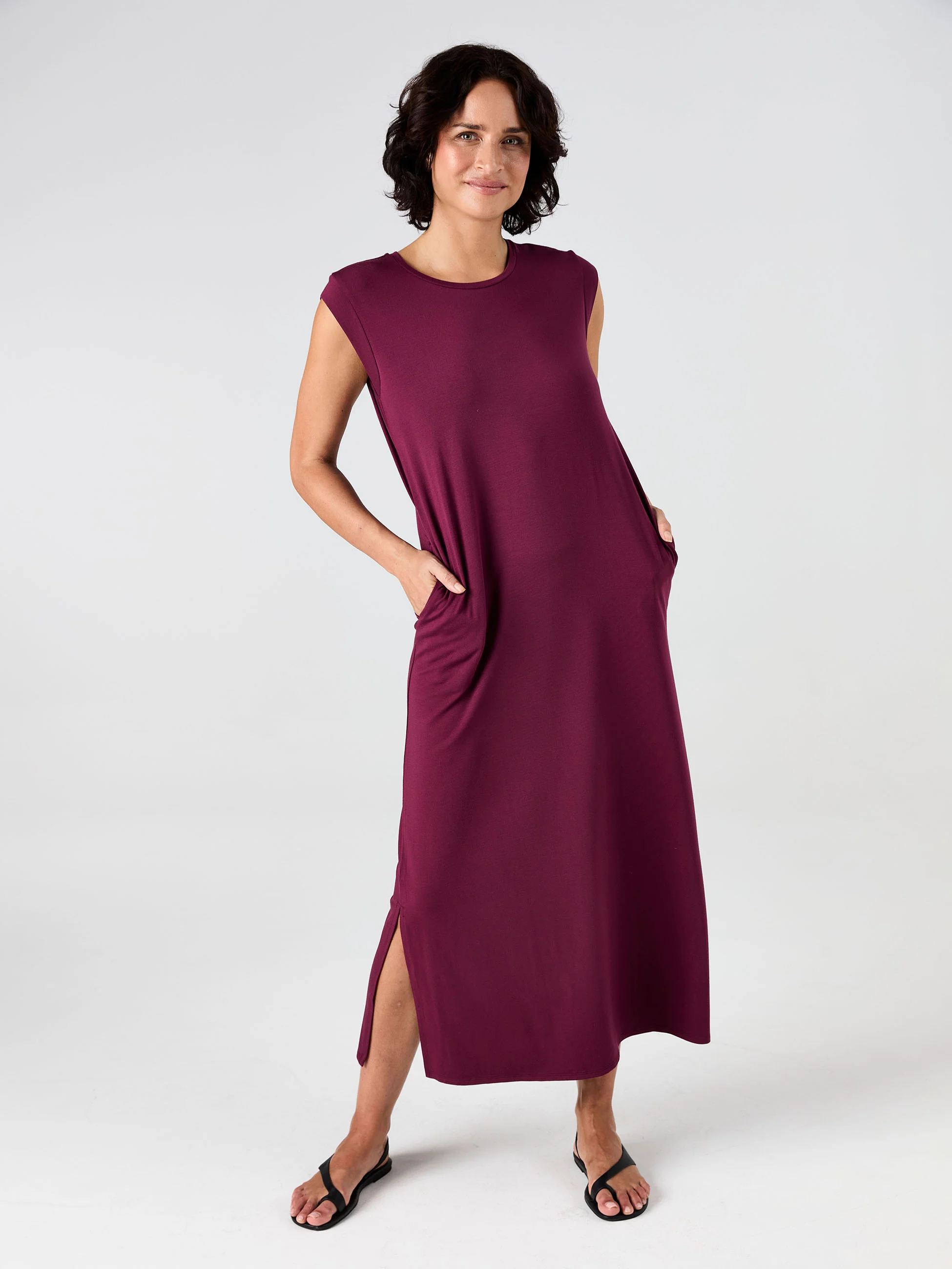 Roxy Maxi Dress - Ruby - Image 4